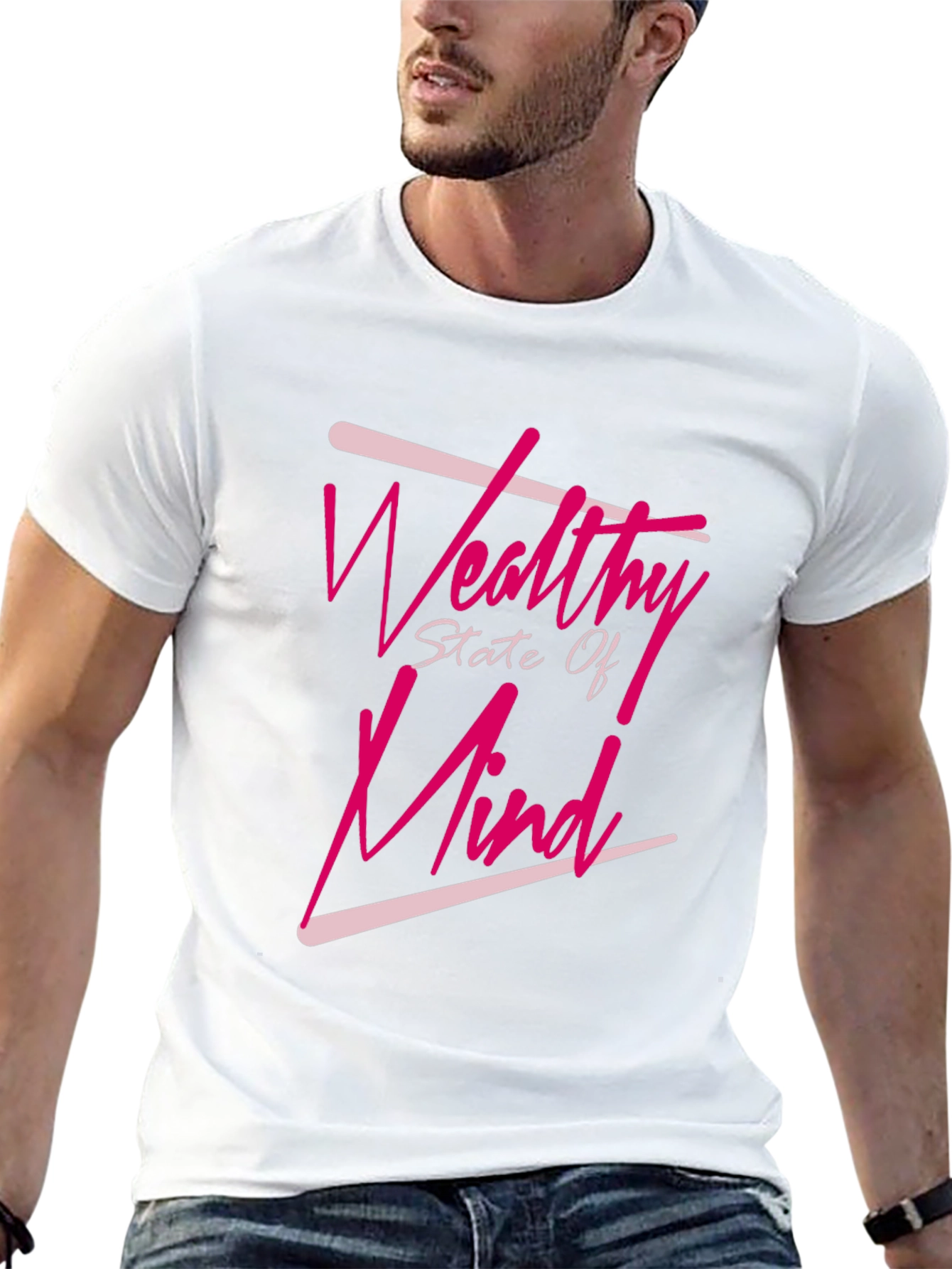 Wealthy State Of Mind Black T-Shirt