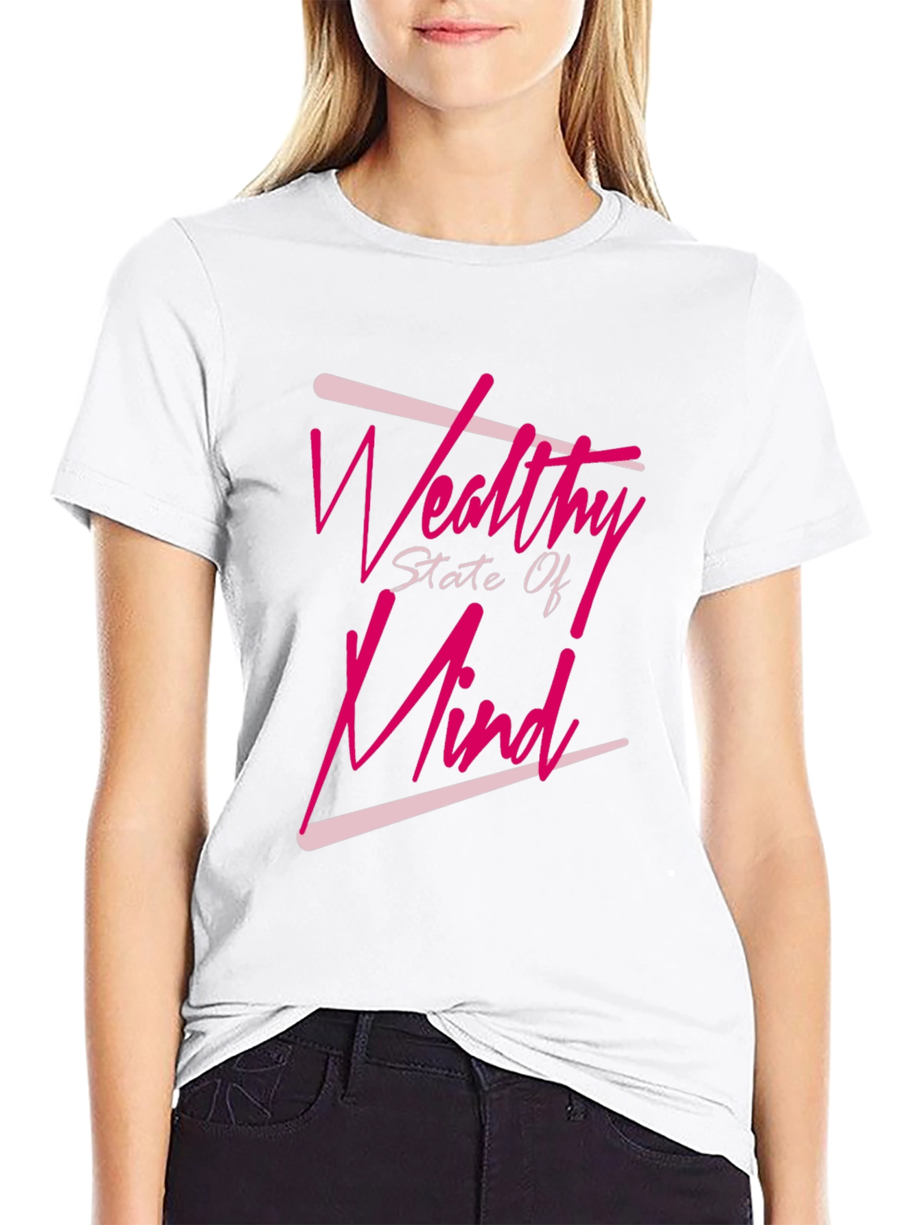 Wealthy State Of Mind Black T-Shirt