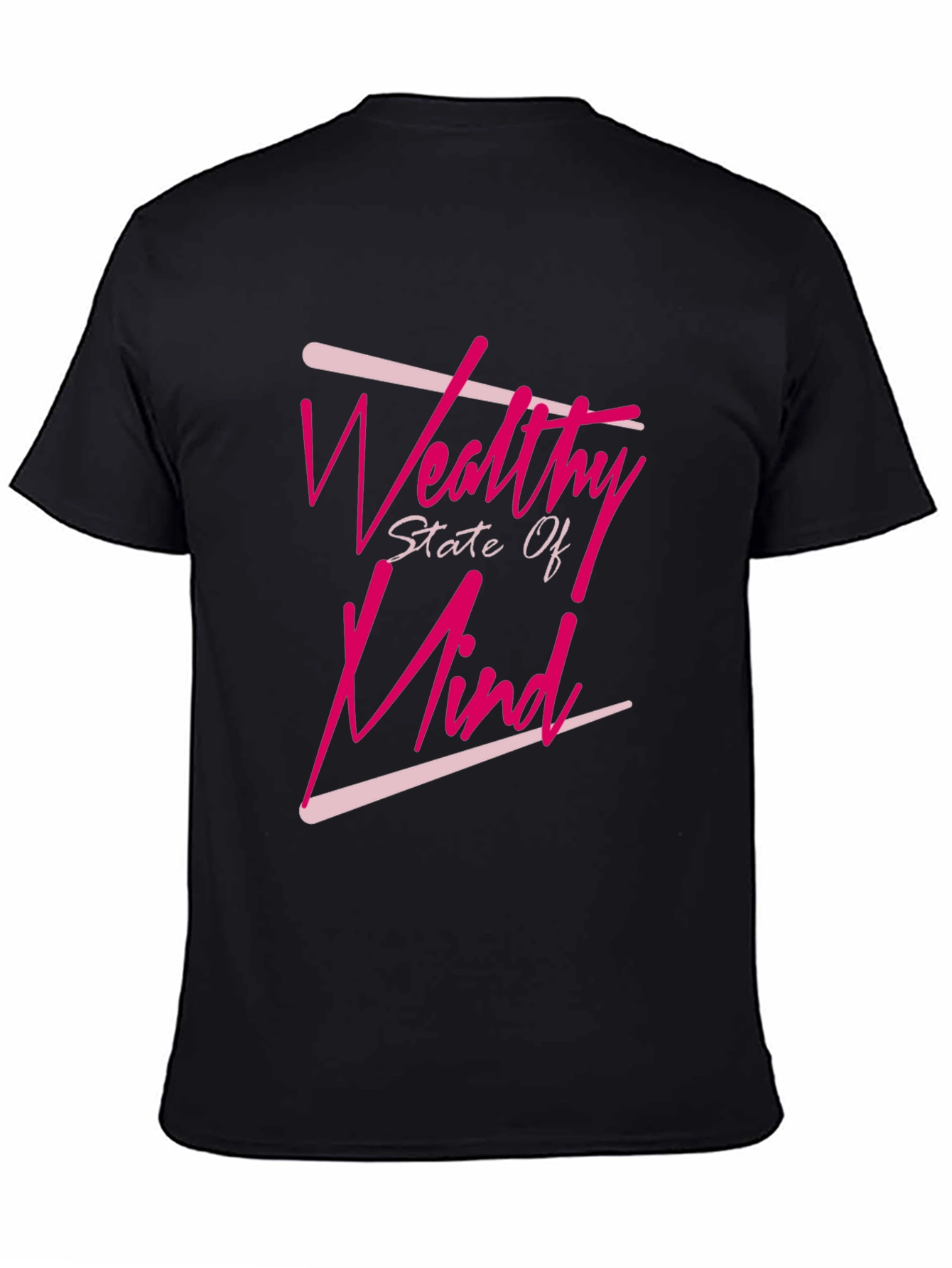 Wealthy State Of Mind Black T-Shirt