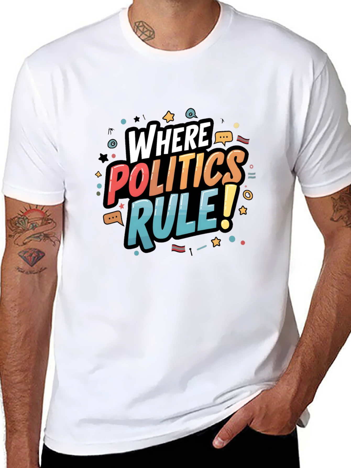Where Politics Rule T-Shirt - Bold Graphic Tee