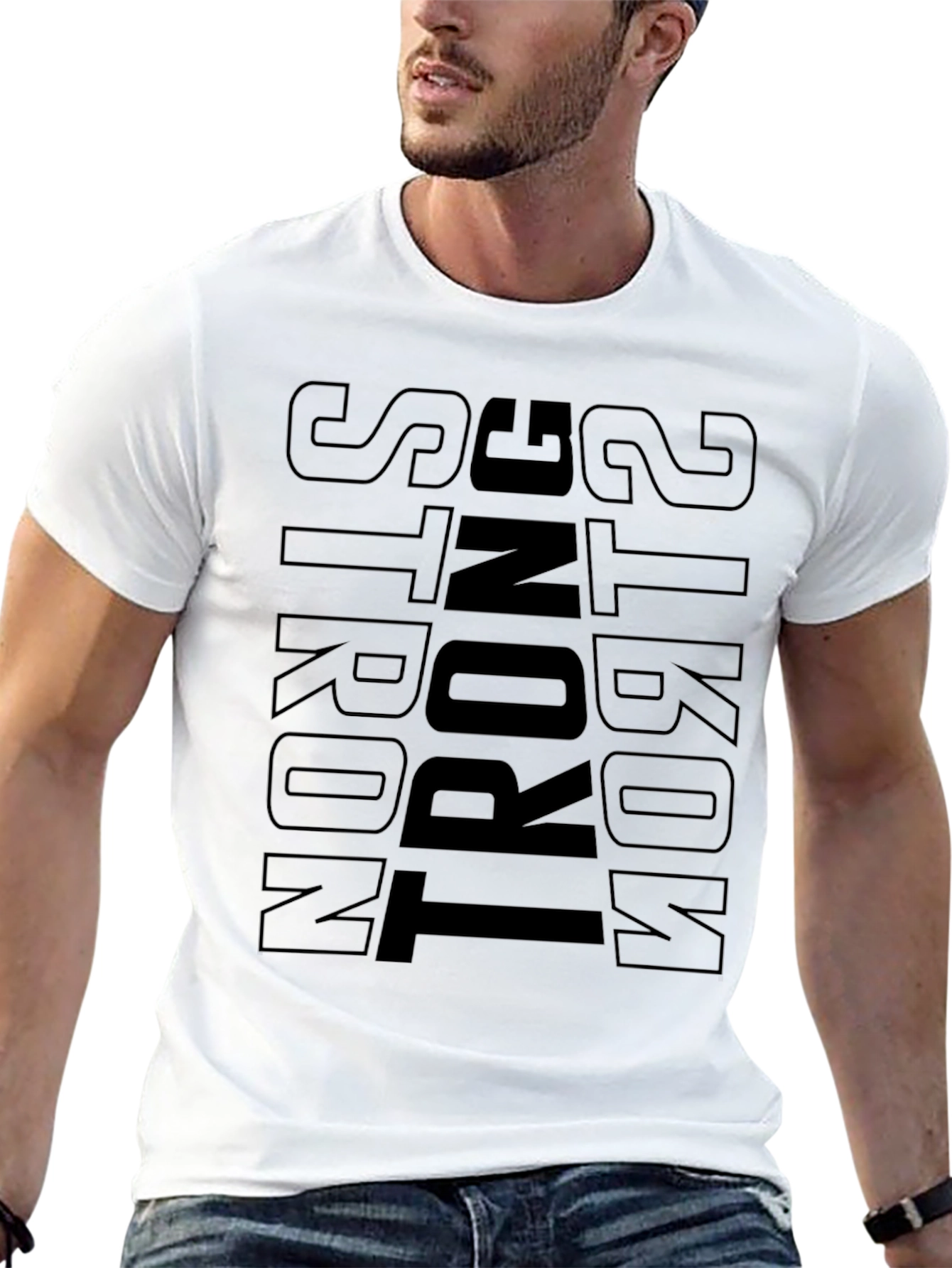 Strong Mom T-Shirt - Bold Graphic Design