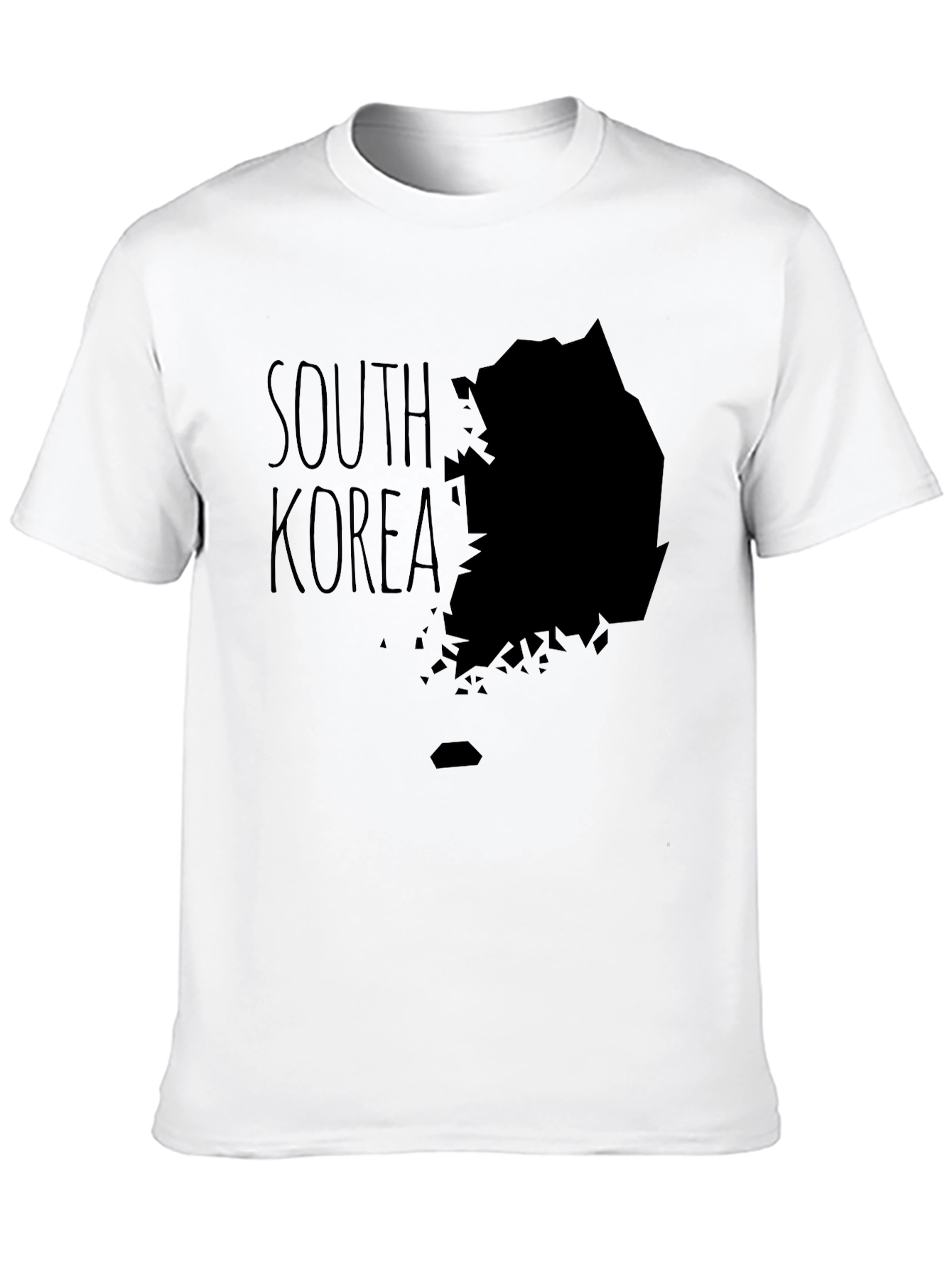 South Korea Map Graphic T-Shirt