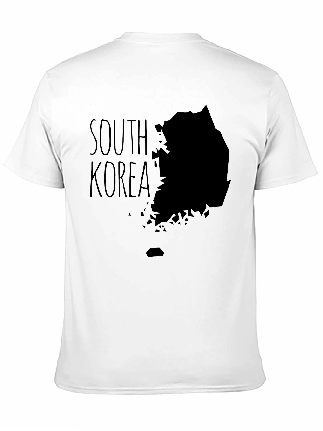 South Korea Map Graphic T-Shirt