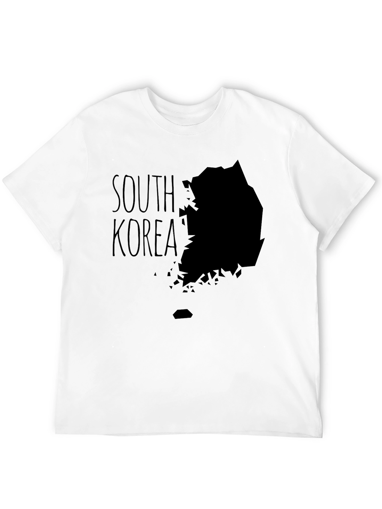 South Korea Map Graphic T-Shirt