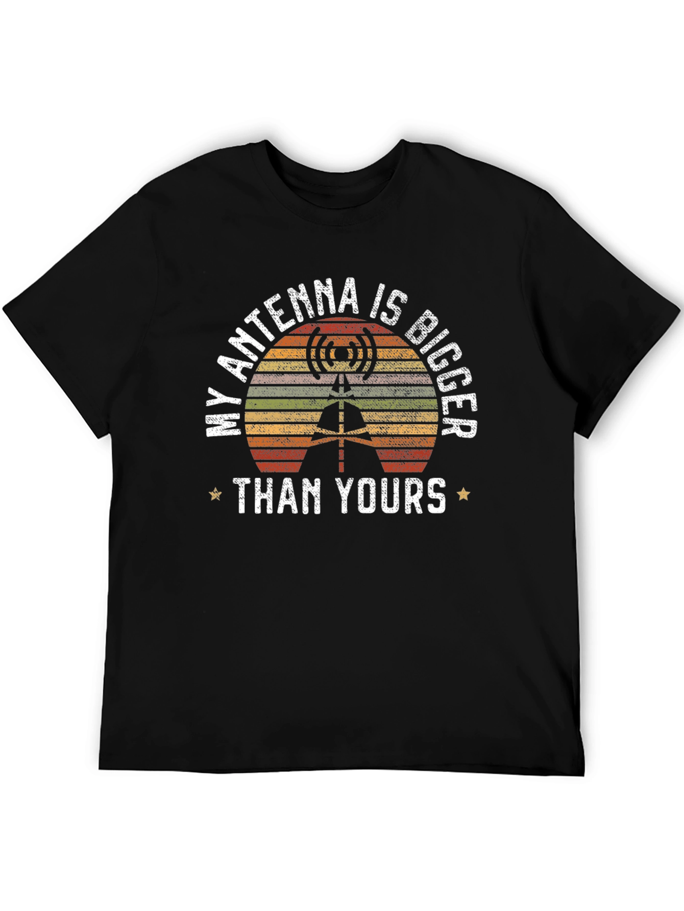 My Antenna Is Bigger T-Shirt - Black