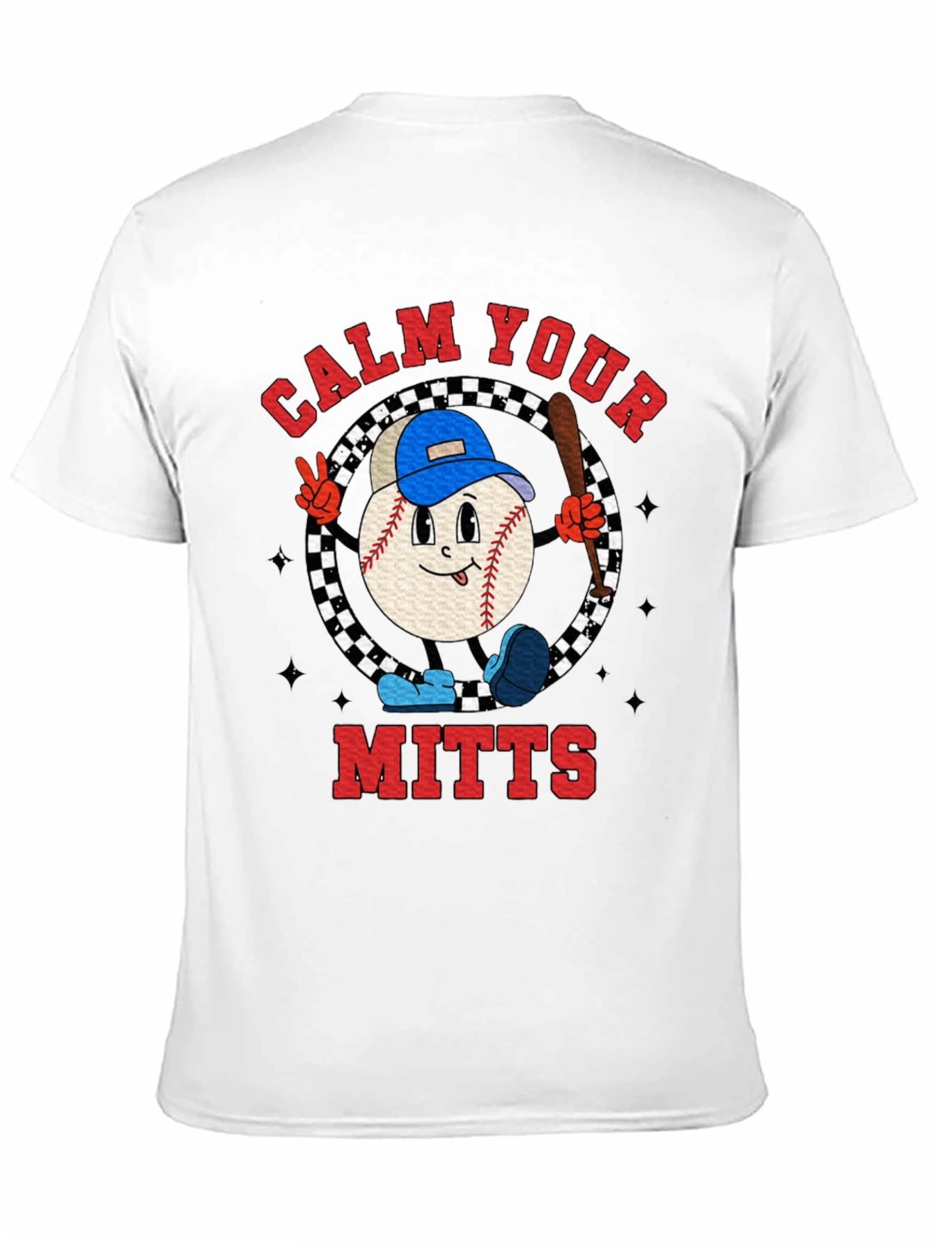 Calm Your Mitts Baseball T-Shirt