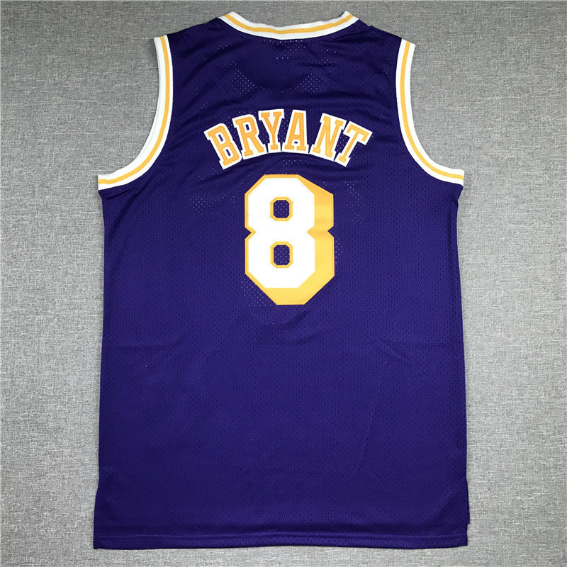 Men's Los Angeles Lakers Kobe Bryant 1996-97 Purple Hardwood Classics Authentic Jerseys