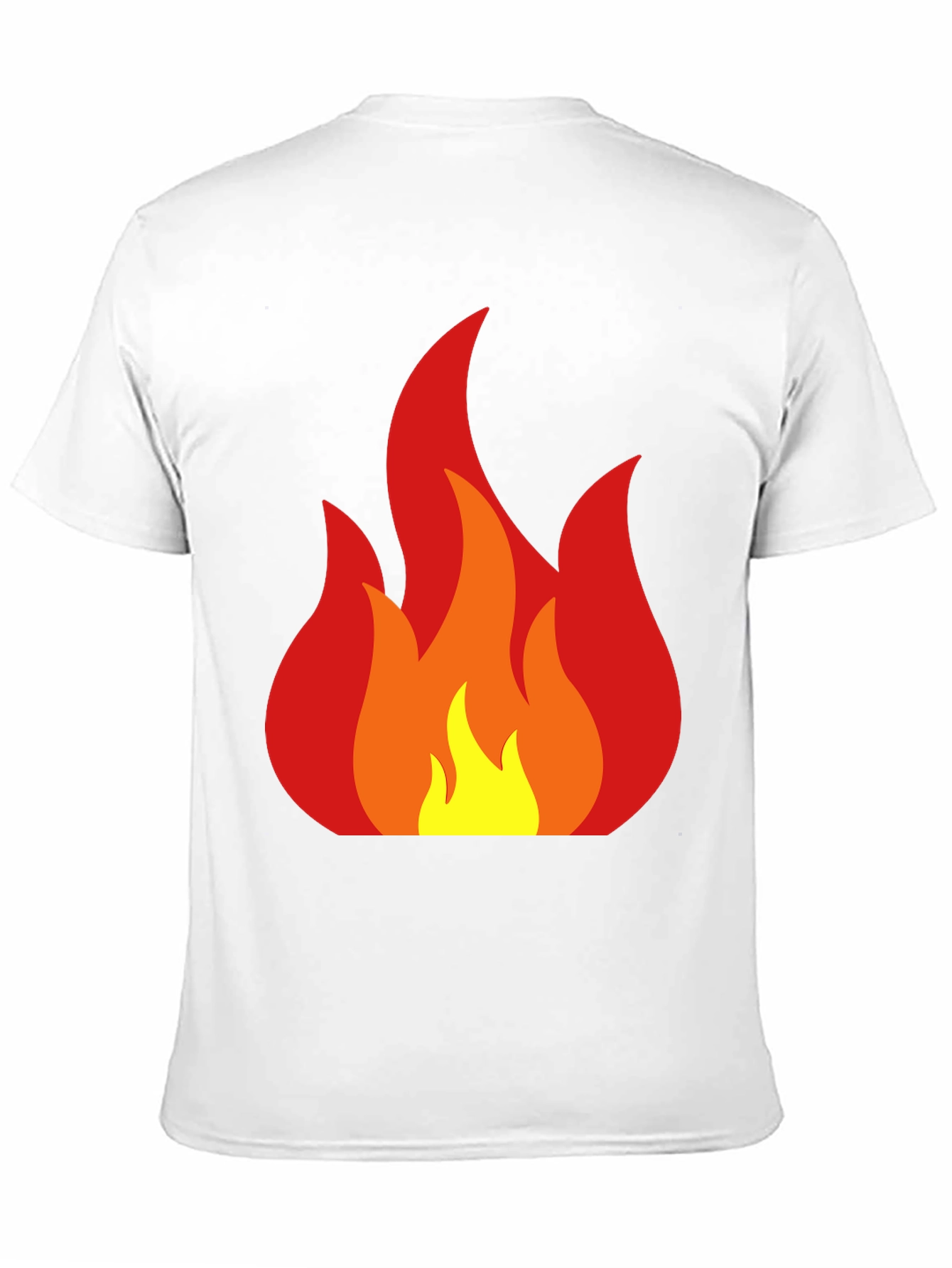 Flame Graphic Black T-Shirt