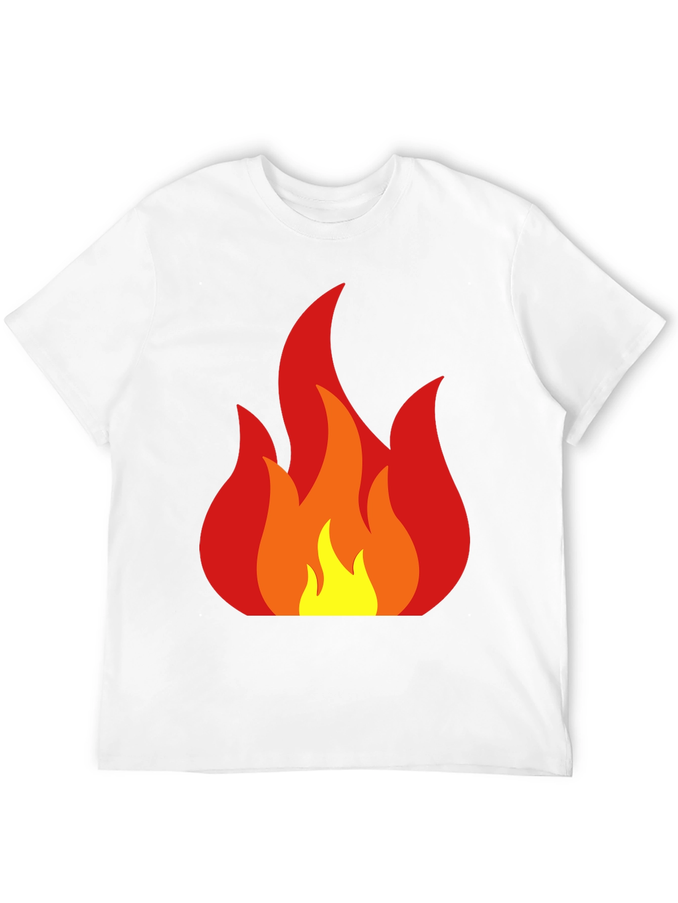 Flame Graphic Black T-Shirt