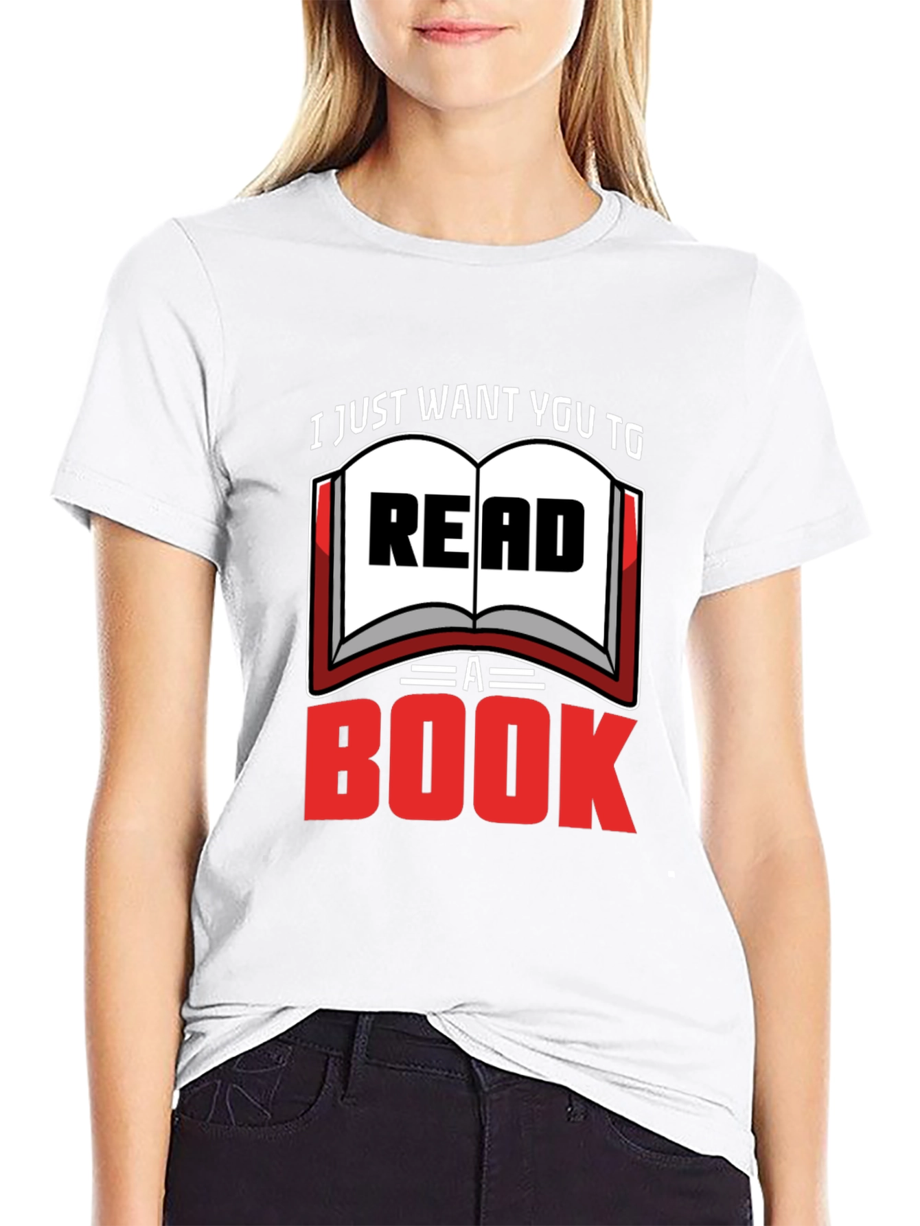 Read a Book Graphic T-Shirt