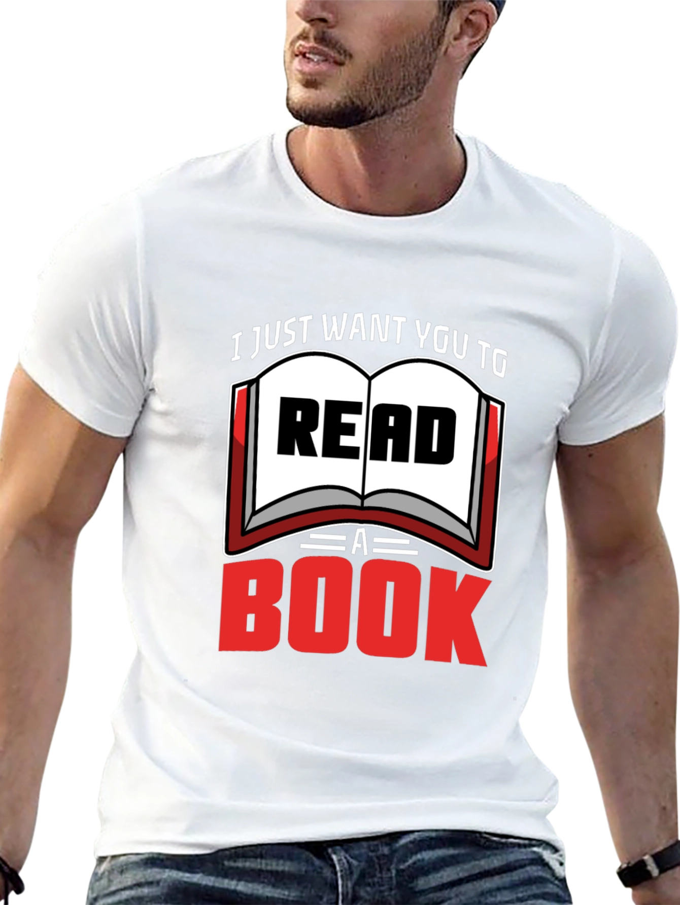 Read a Book Graphic T-Shirt