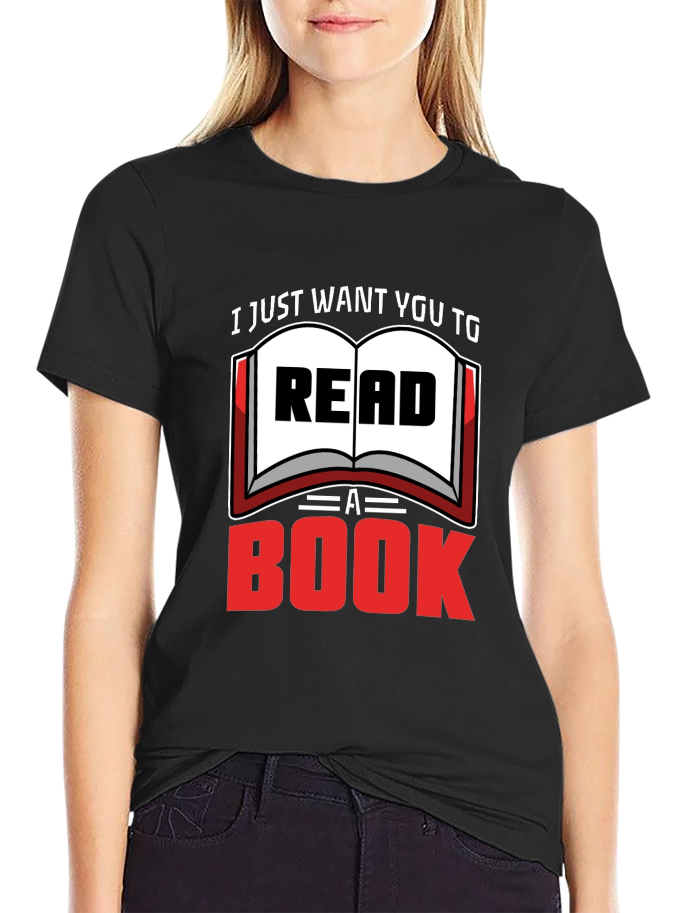 Read a Book Graphic T-Shirt