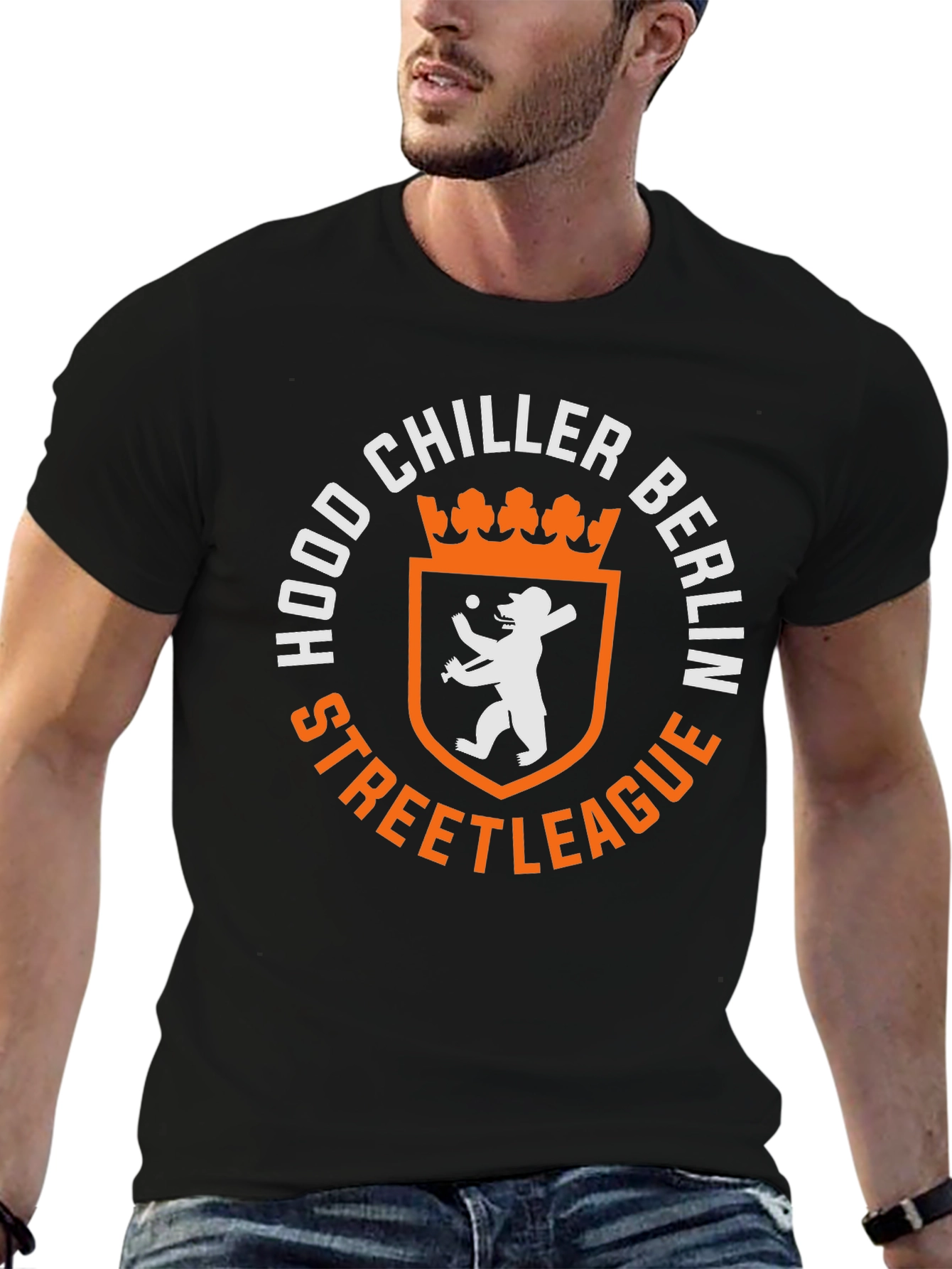 Hood Chiller Berlin Streetleague Black T-Shirt
