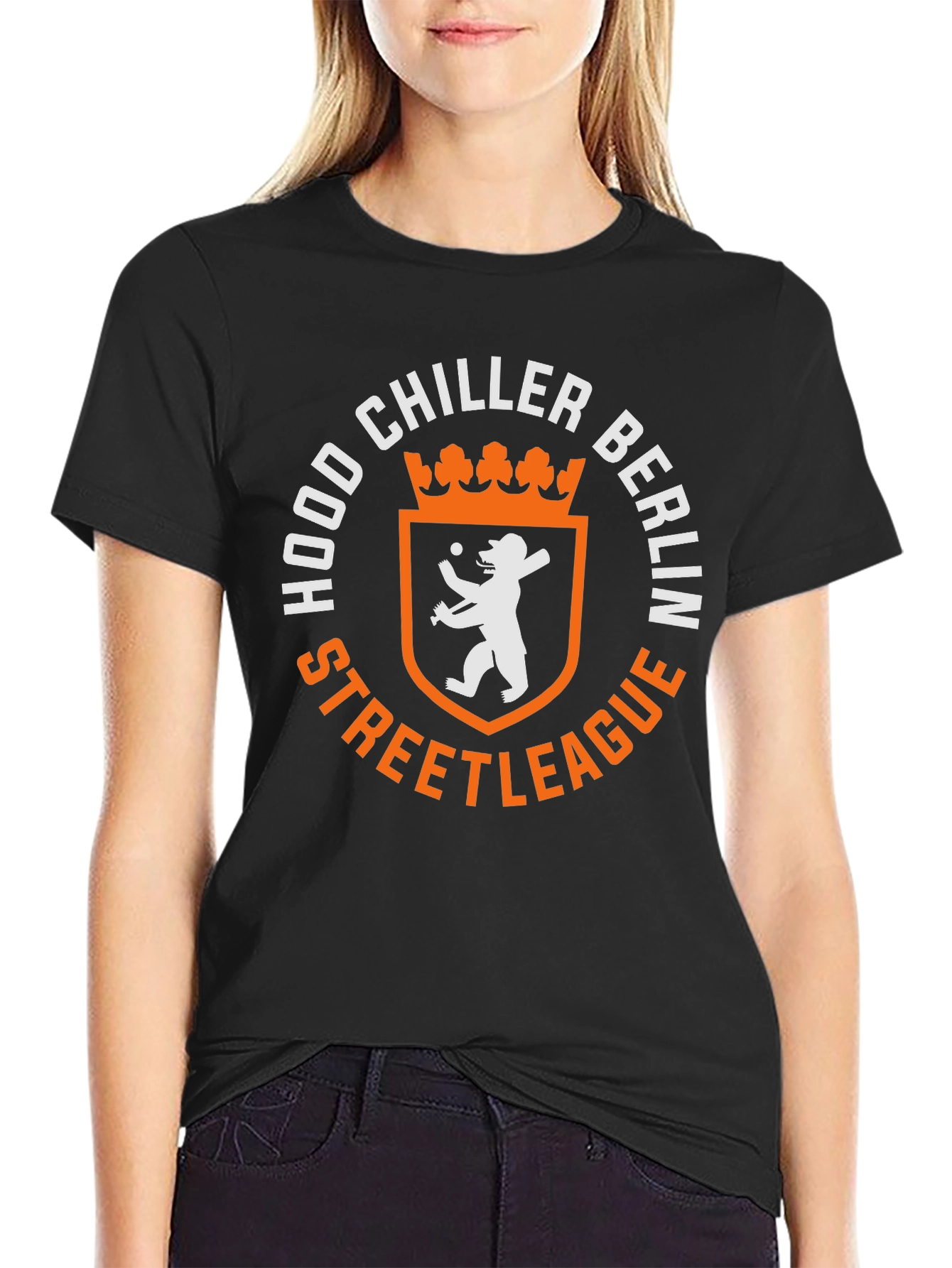 Hood Chiller Berlin Streetleague Black T-Shirt