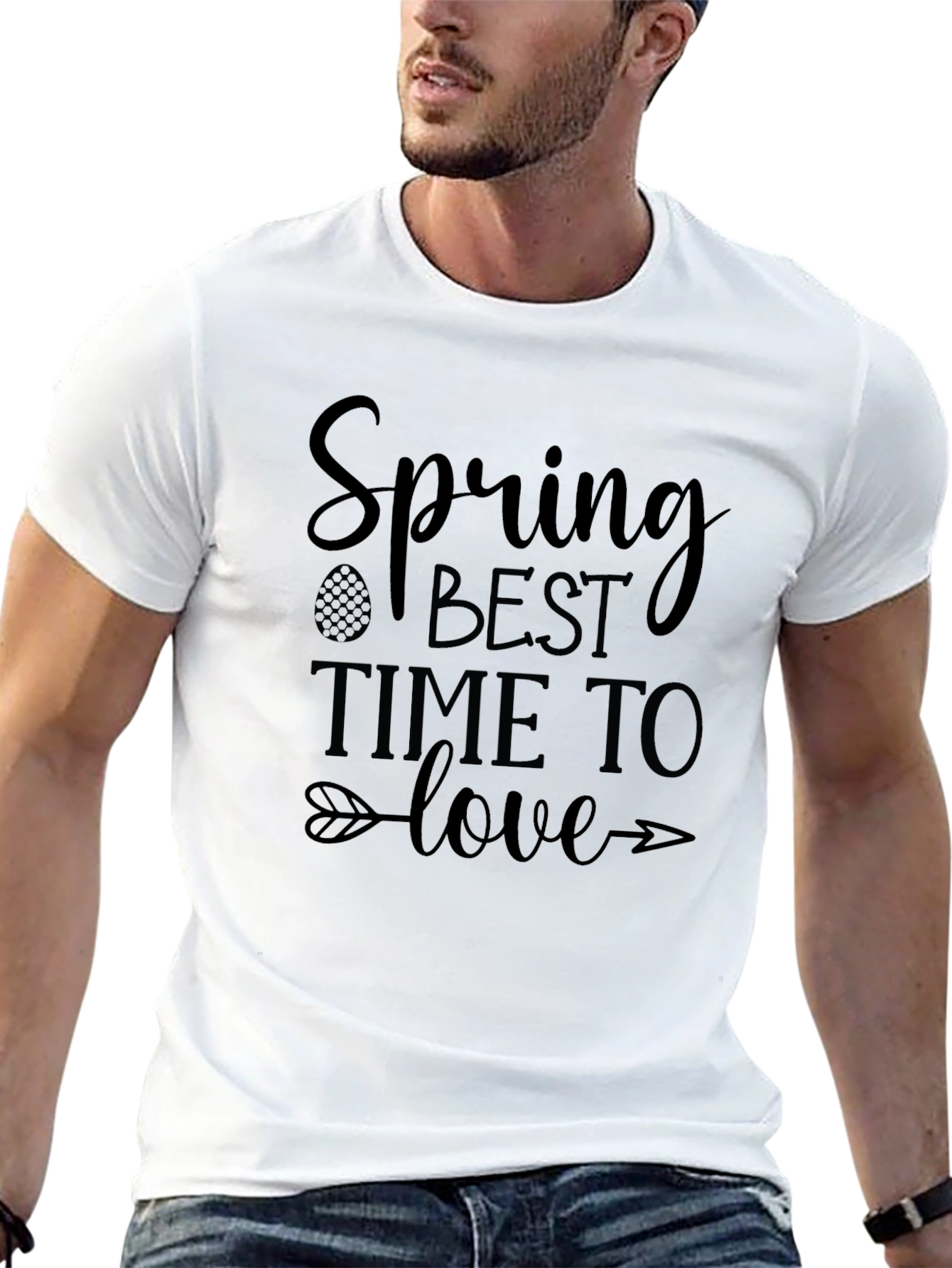 Spring is Best Time to Love Black T-Shirt
