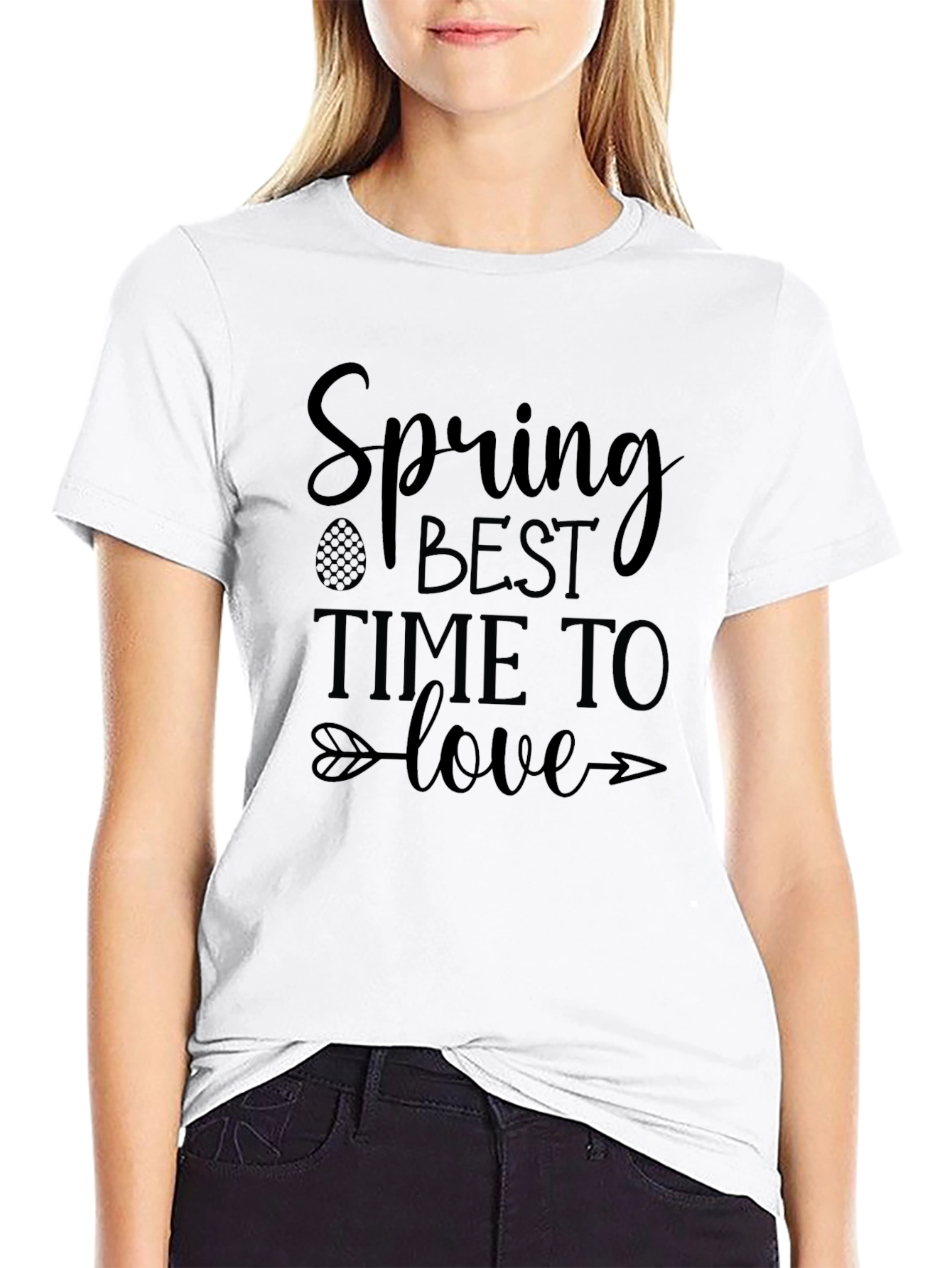 Spring is Best Time to Love Black T-Shirt