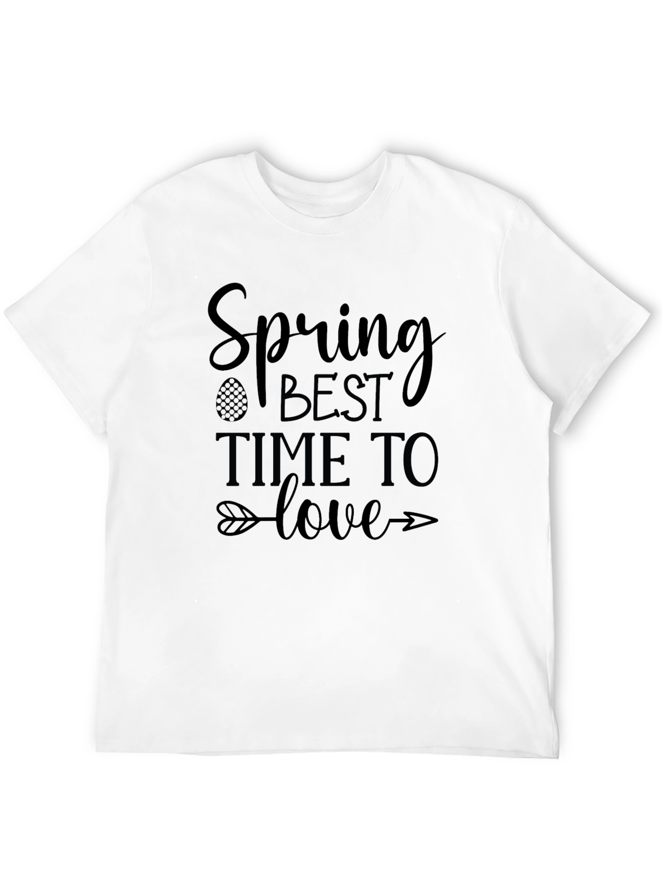 Spring is Best Time to Love Black T-Shirt