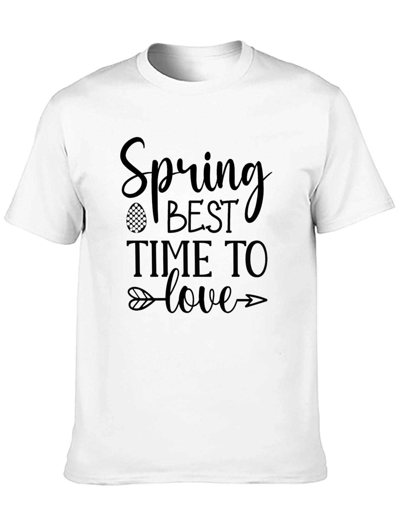 Spring is Best Time to Love Black T-Shirt