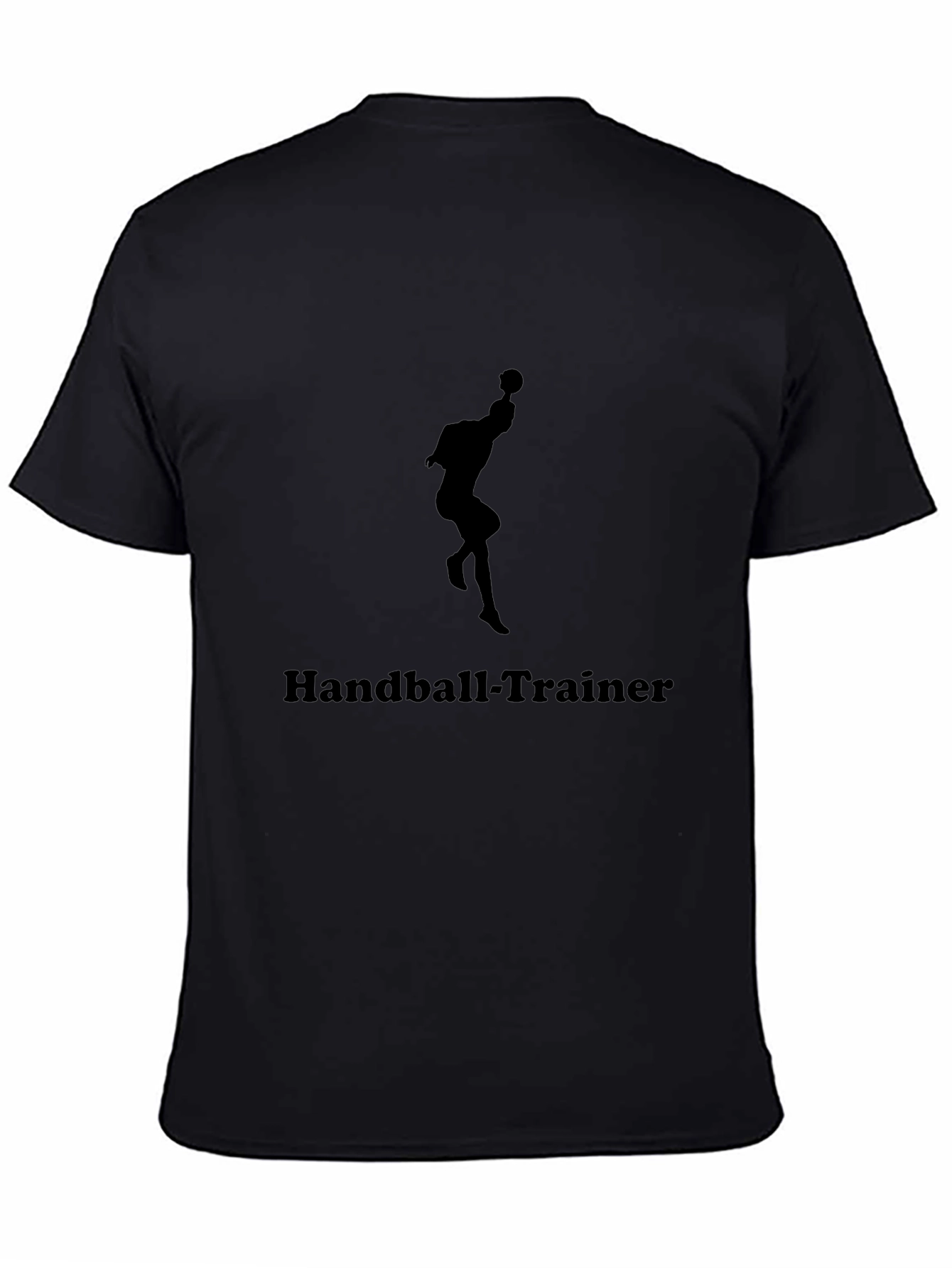 Handball Trainer T-Shirt - Black Graphic Tee