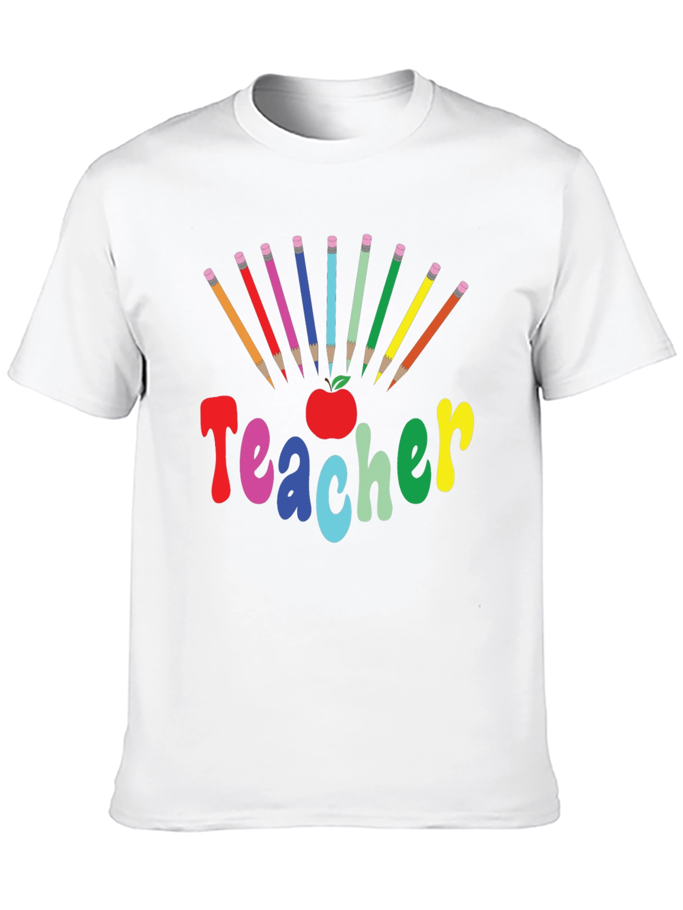 Teacher Colorful Graphic T-Shirt