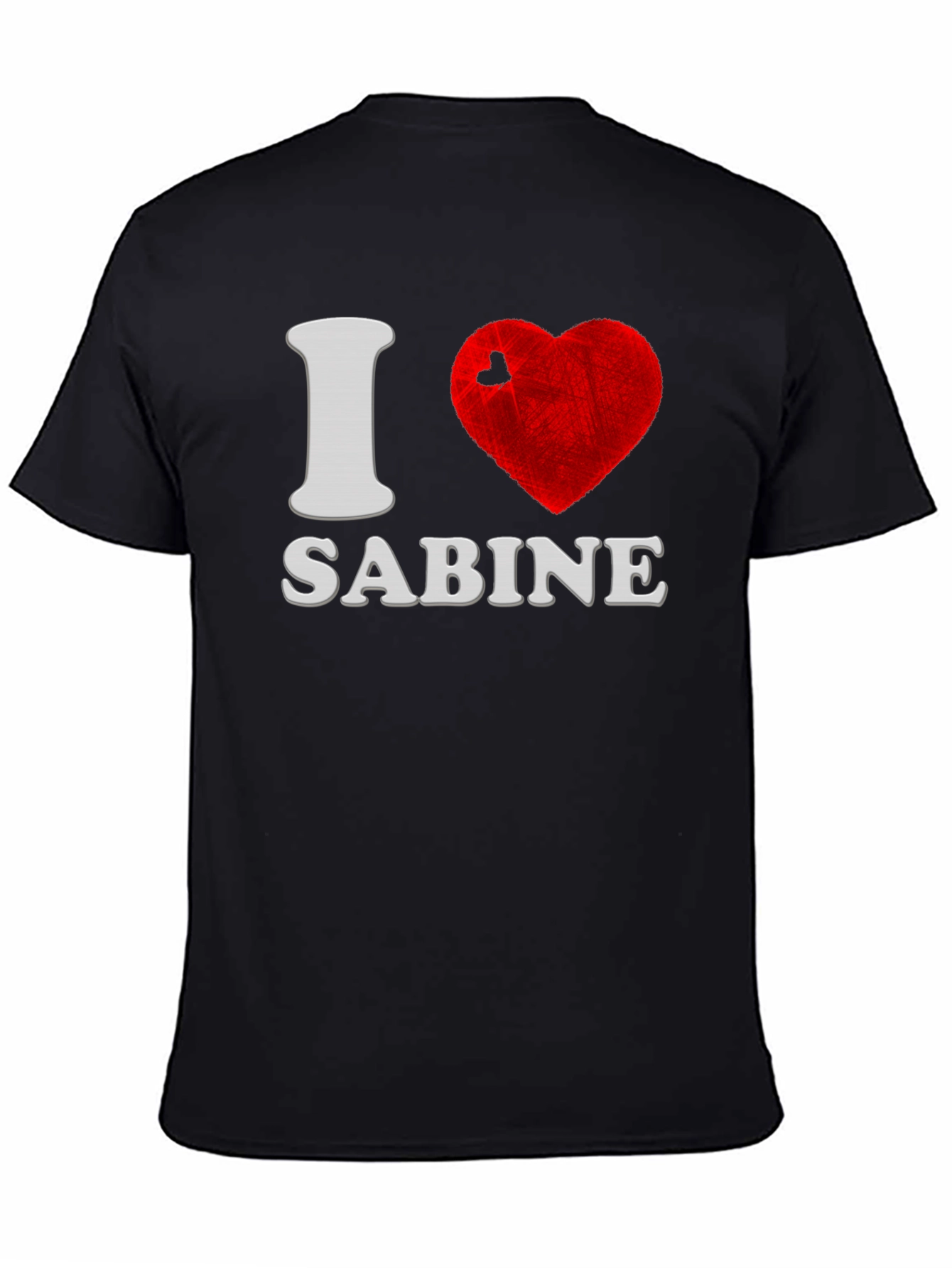I Love Sabine T-Shirt - Novelty Graphic Tee