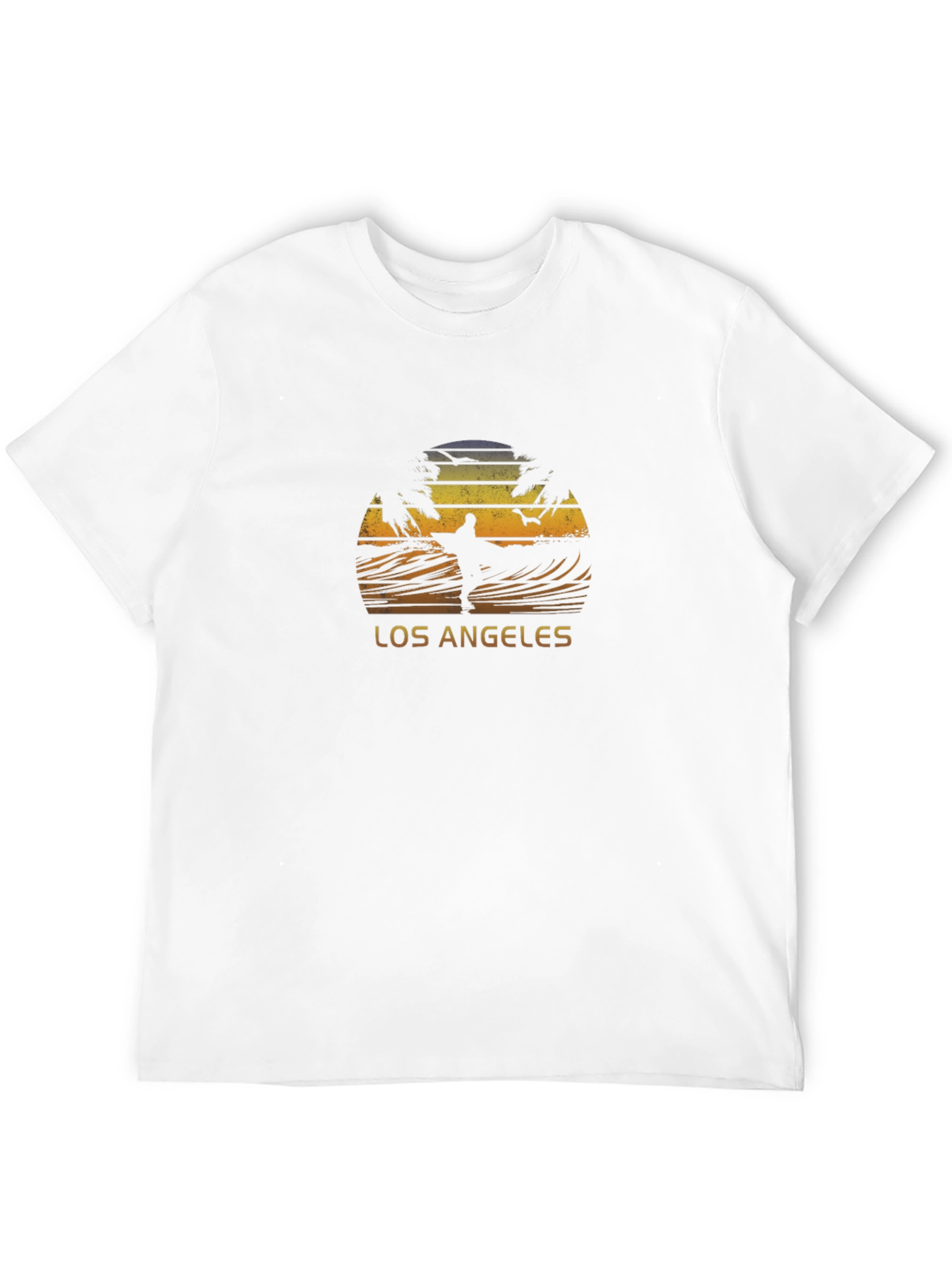 Los Angeles Surfer Black T-Shirt