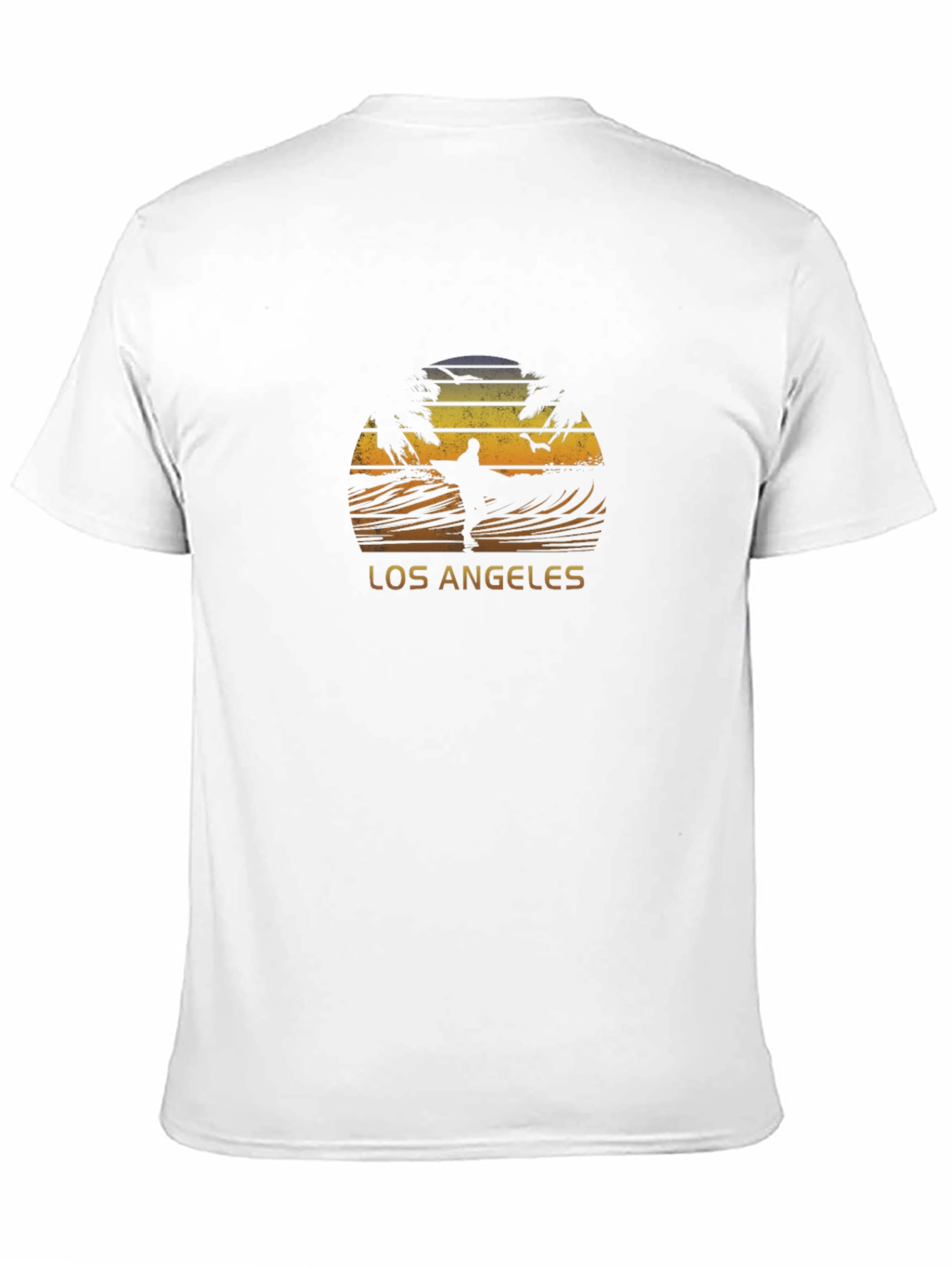 Los Angeles Surfer Black T-Shirt
