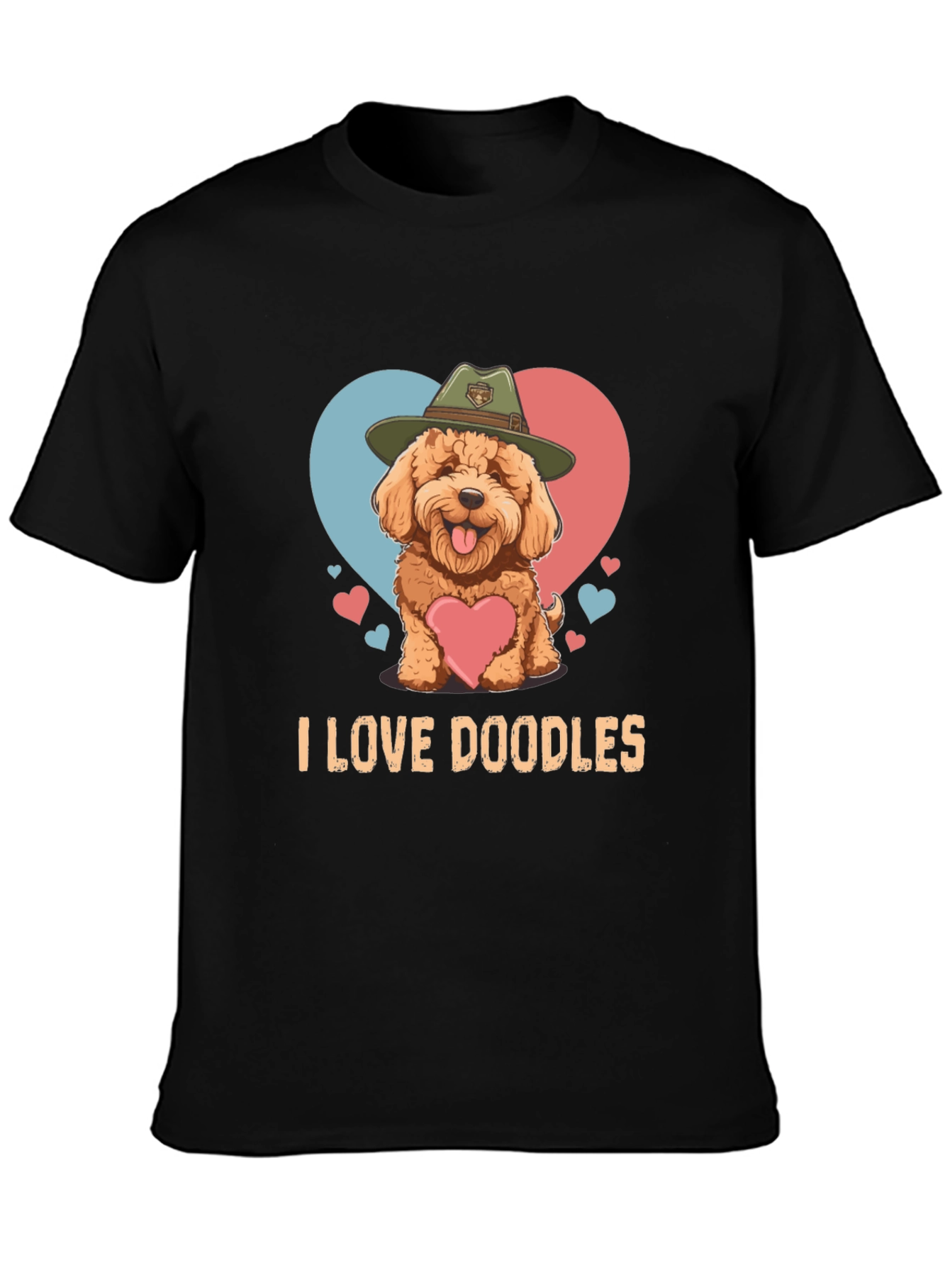 I Love Doodles T-Shirt - Cute Dog Design