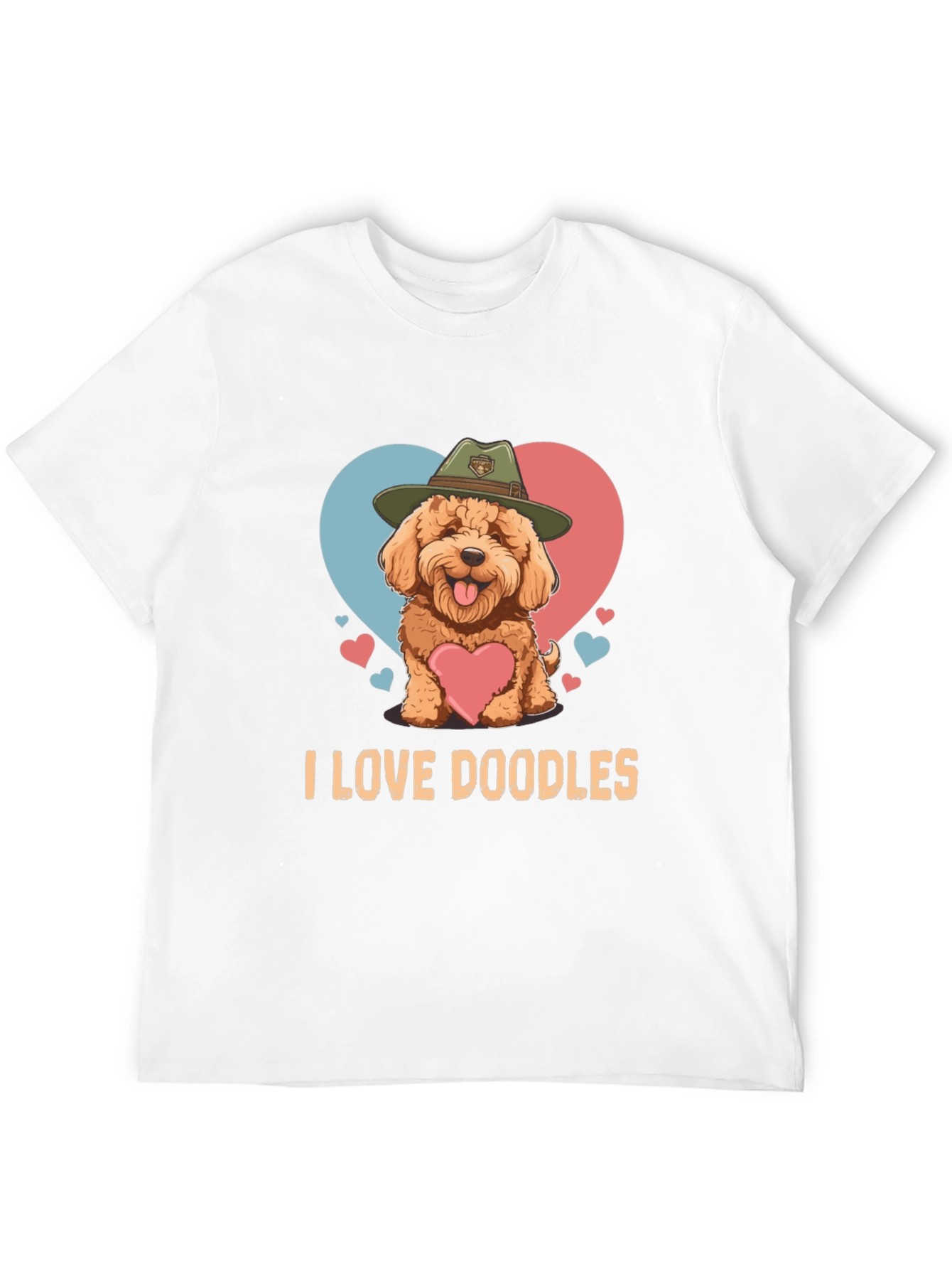 I Love Doodles T-Shirt - Cute Dog Design