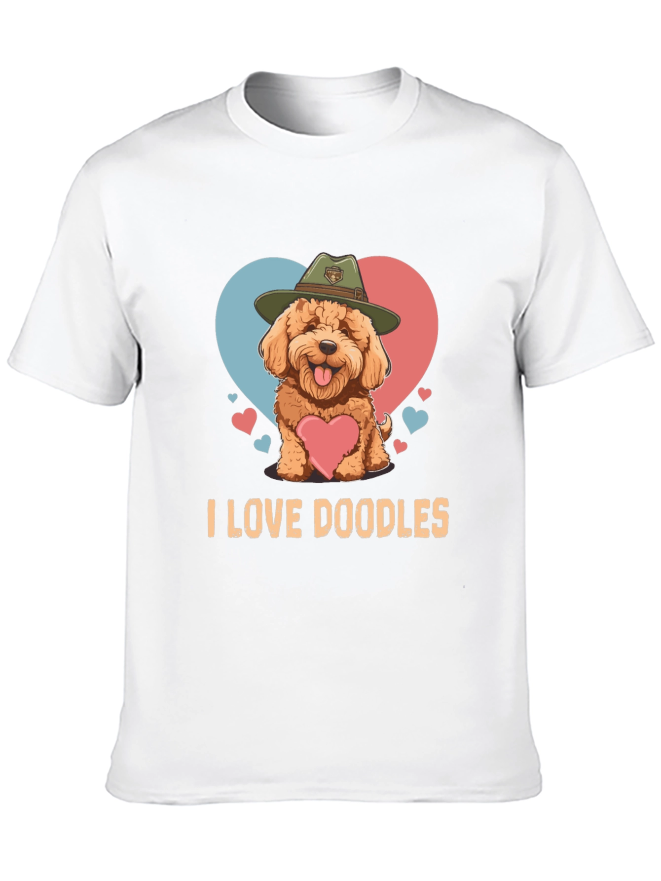 I Love Doodles T-Shirt - Cute Dog Design