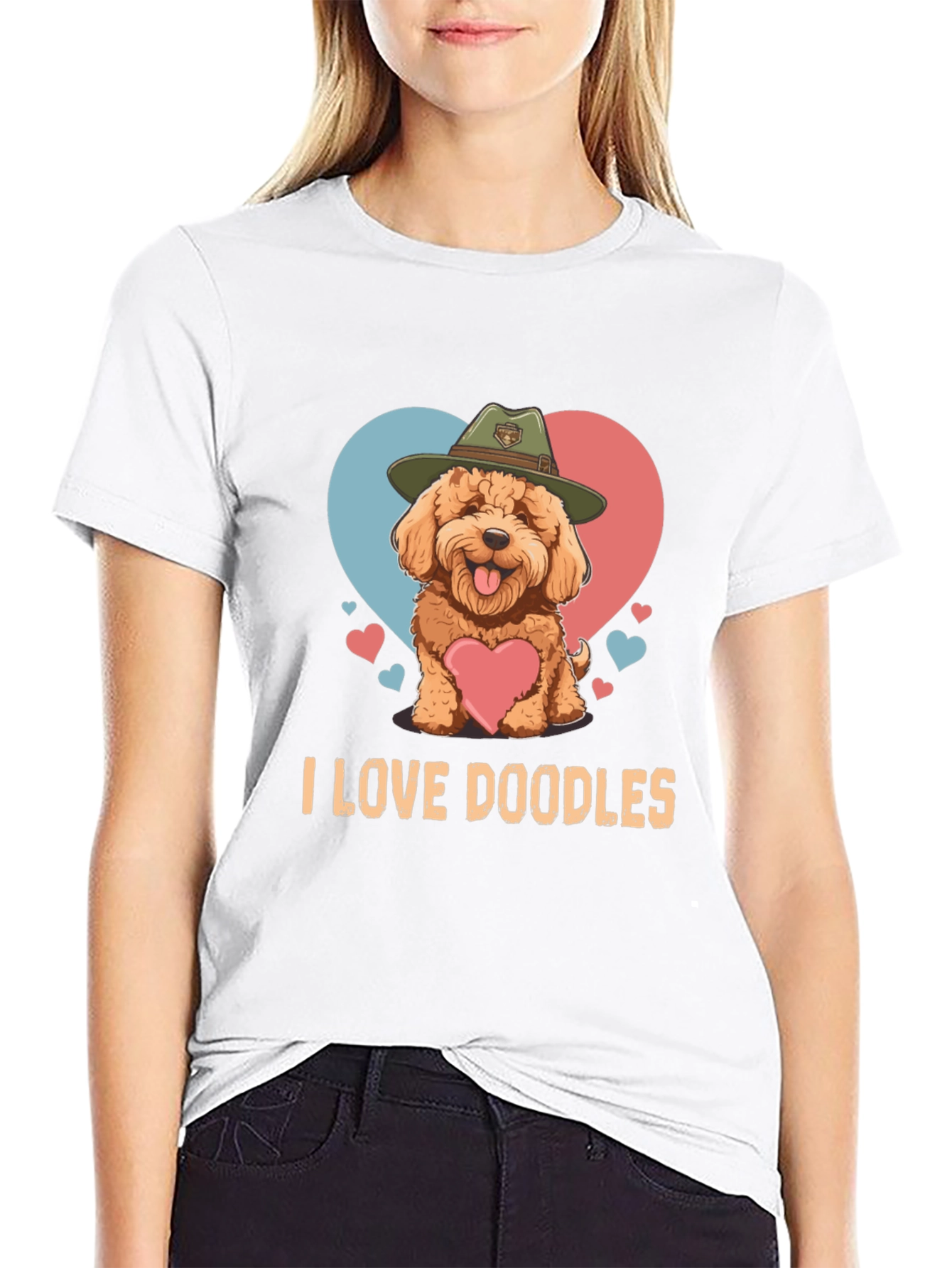I Love Doodles T-Shirt - Cute Dog Design