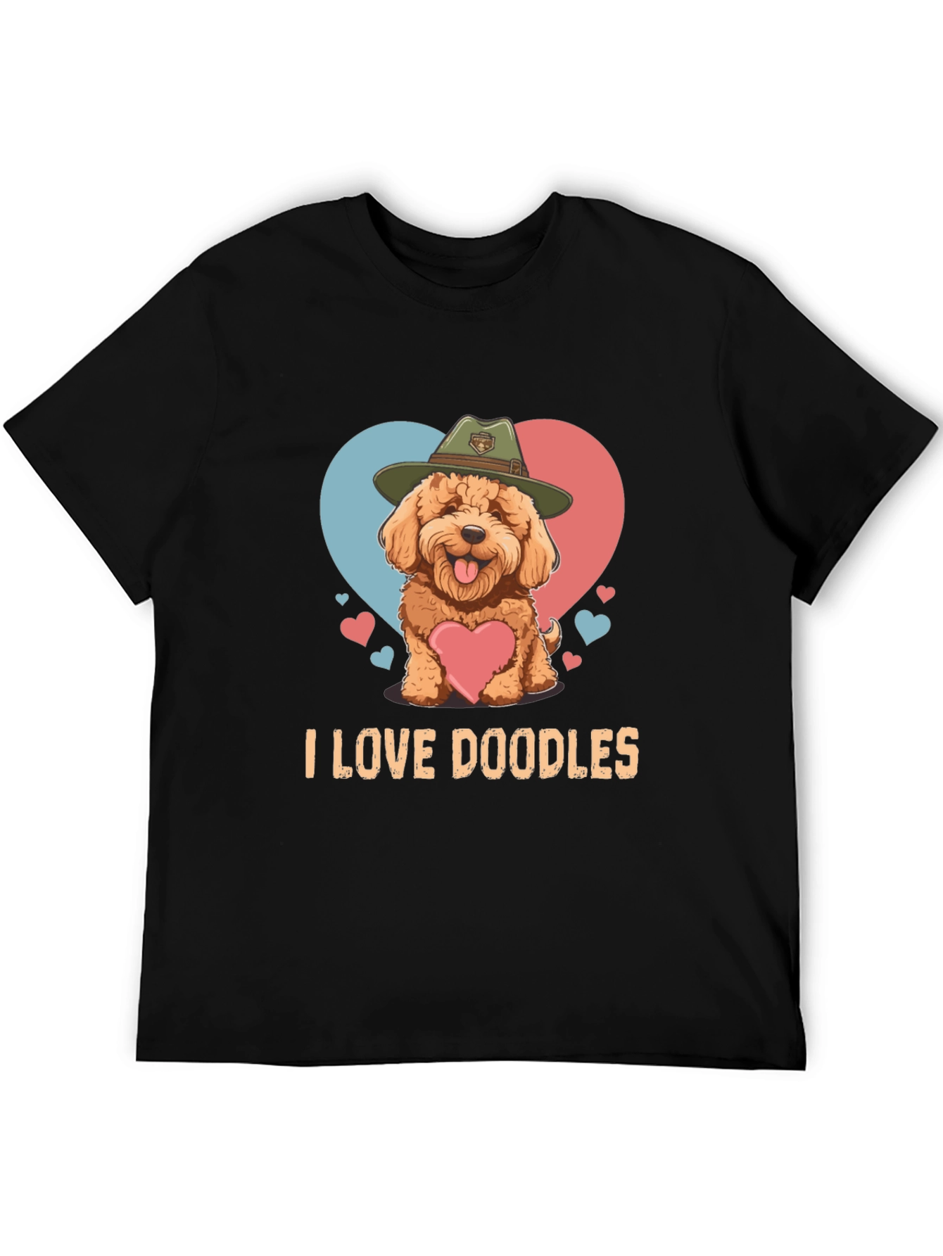 I Love Doodles T-Shirt - Cute Dog Design