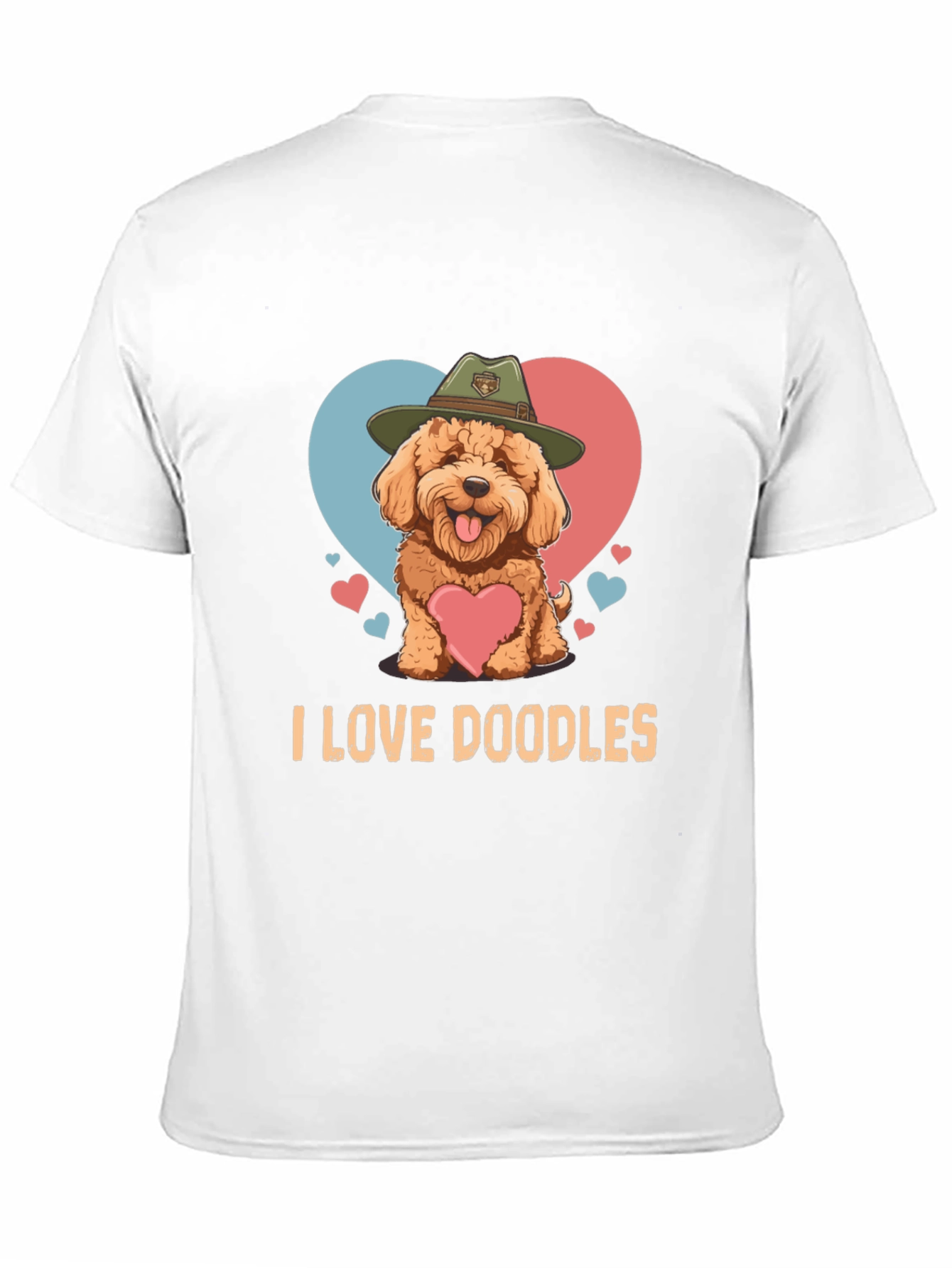 I Love Doodles T-Shirt - Cute Dog Design