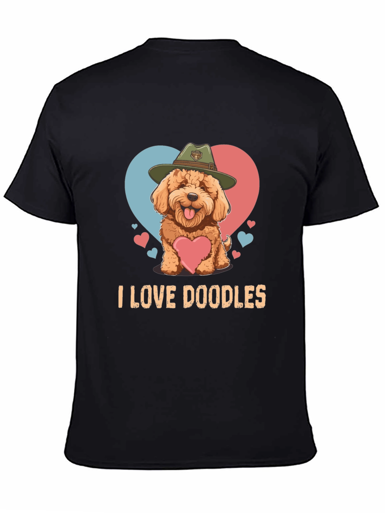 I Love Doodles T-Shirt - Cute Dog Design