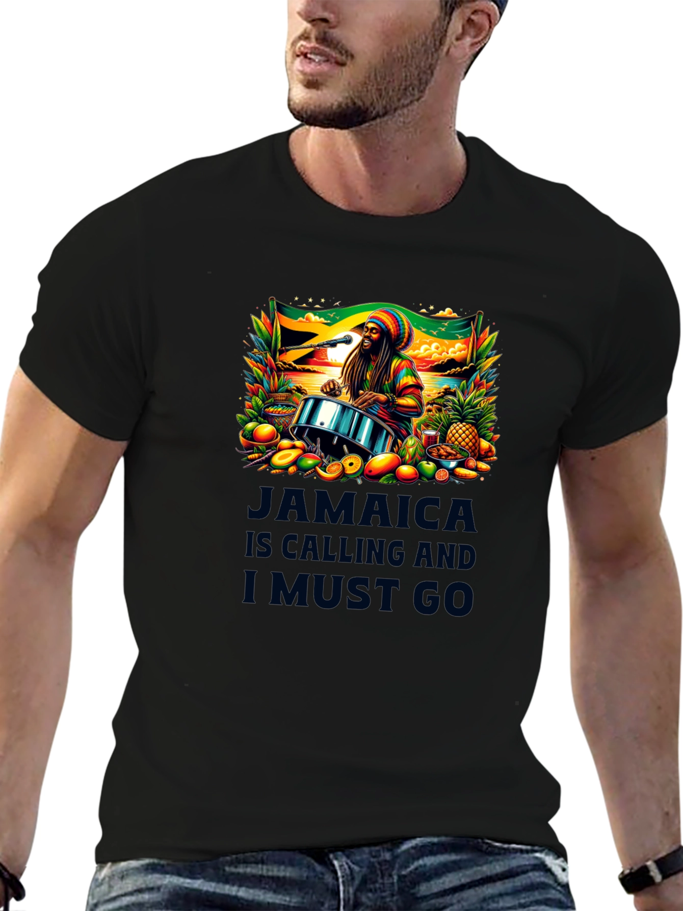 Jamaica Calling Graphic T-Shirt
