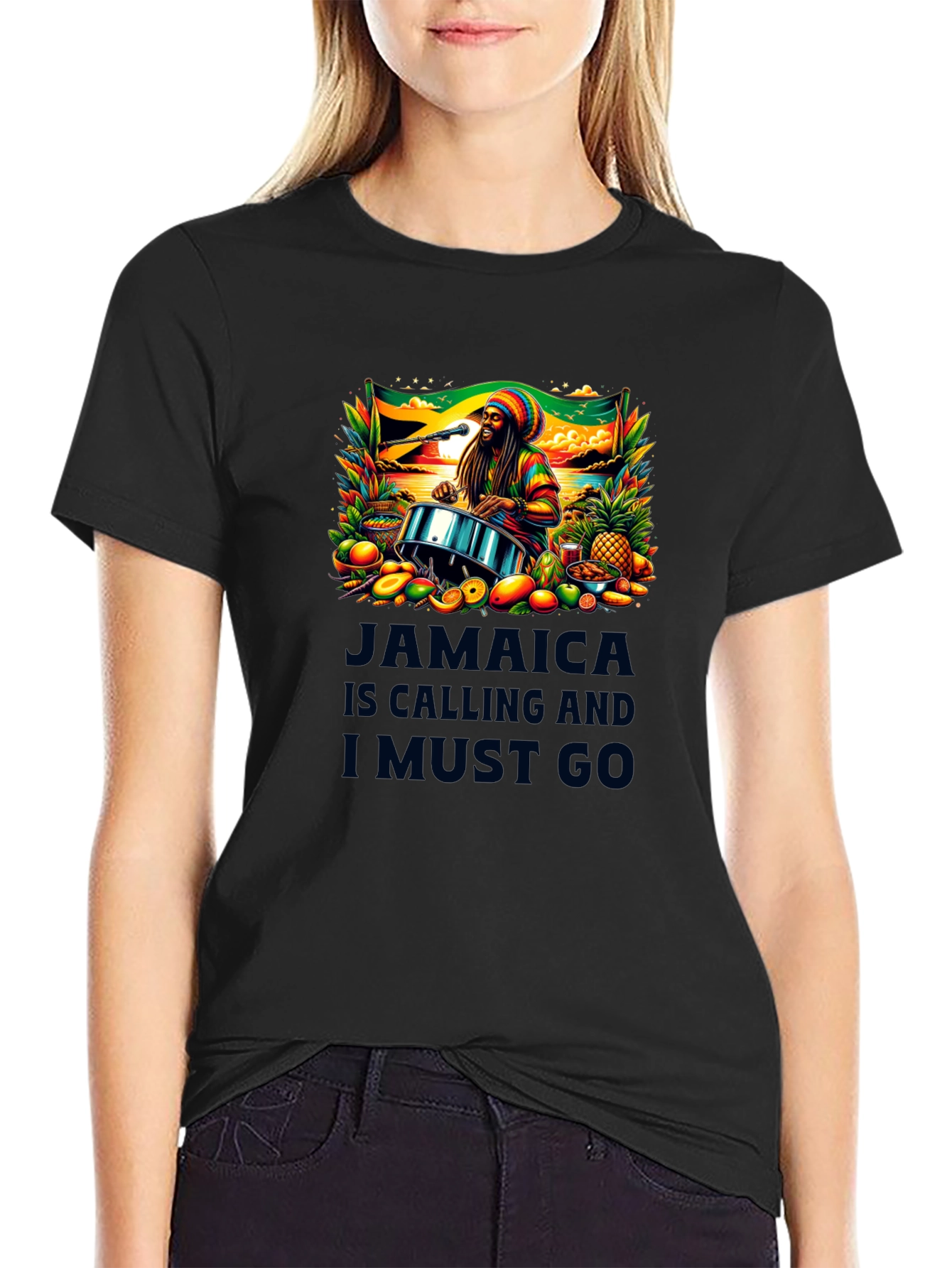 Jamaica Calling Graphic T-Shirt