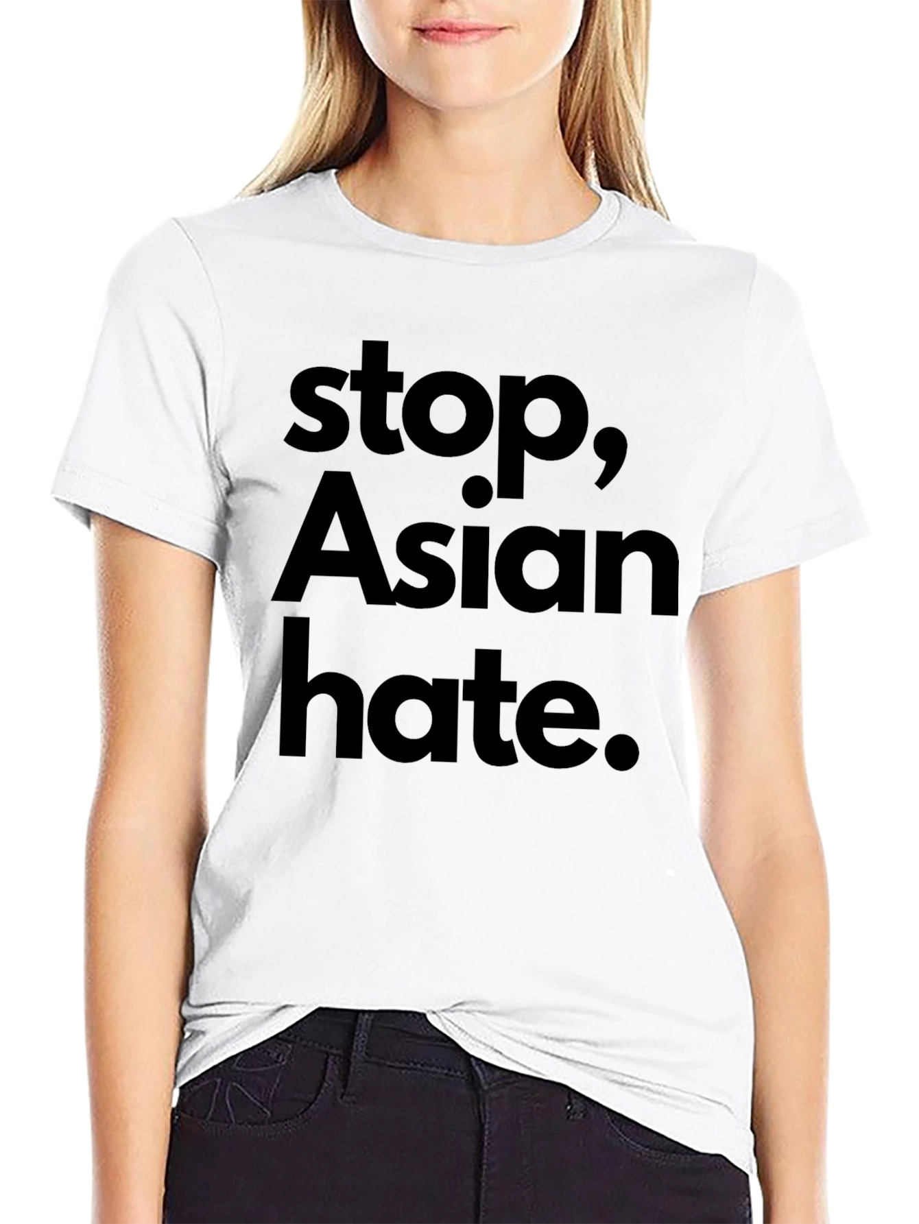 Stop Asian Hate T-Shirt - Black Activism Tee
