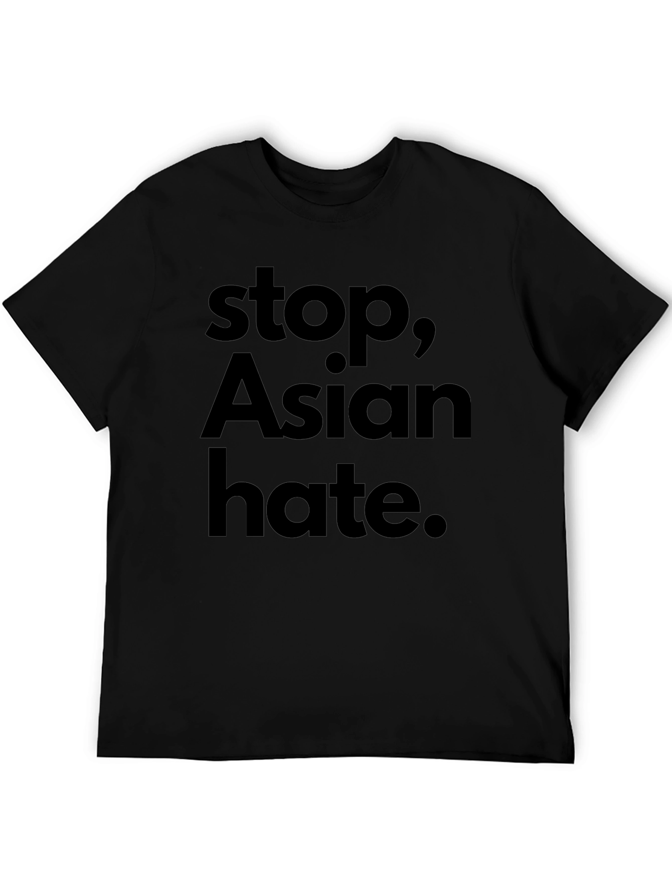 Stop Asian Hate T-Shirt - Black Activism Tee