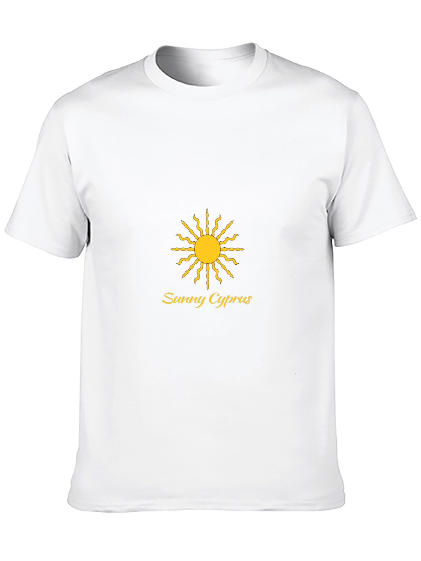 Sunny Cyprus Black T-Shirt