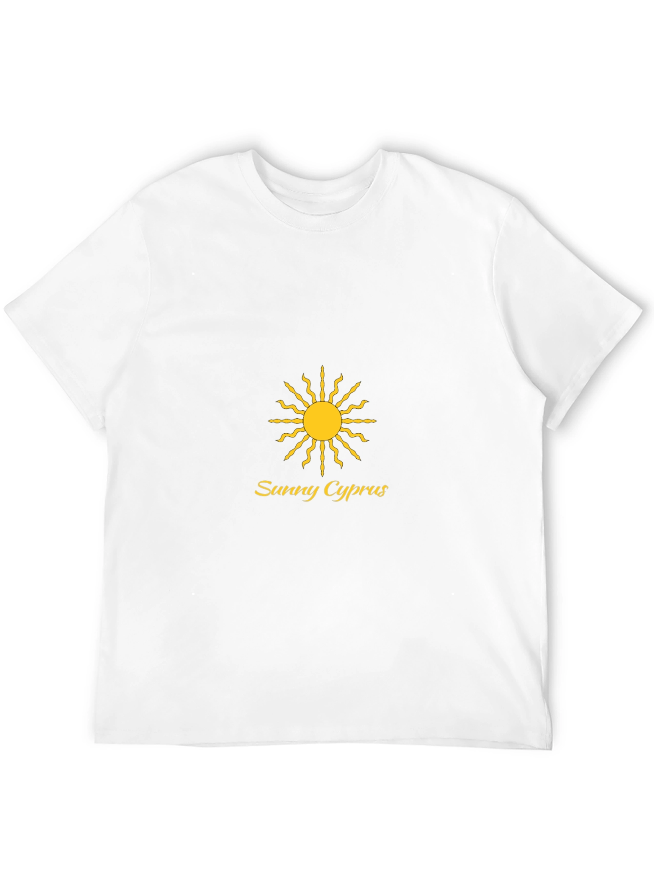 Sunny Cyprus Black T-Shirt