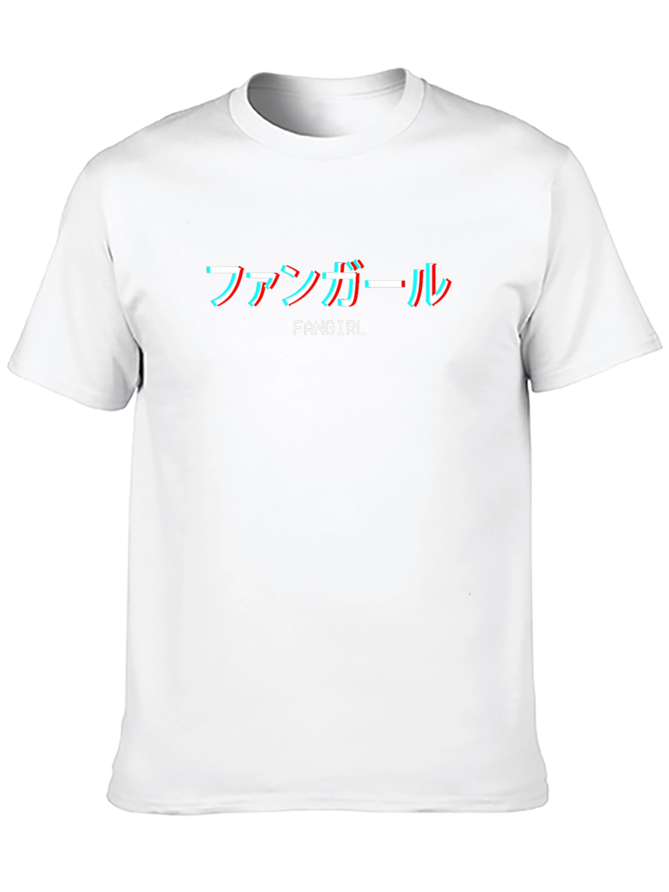 Fangirl Glitch Tee - Black Graphic T-Shirt