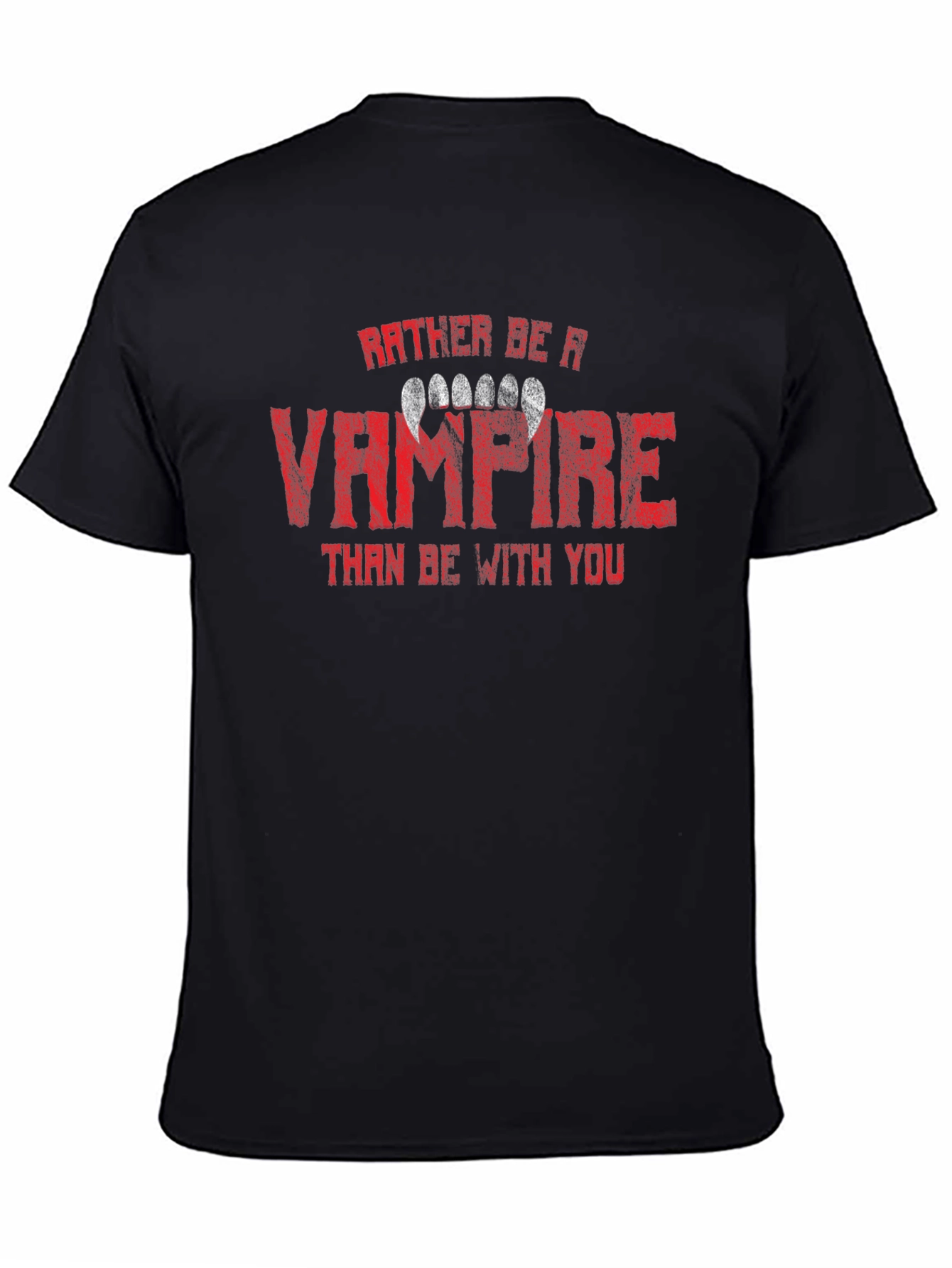 Rather Be A Vampire Tee - Halloween T-Shirt