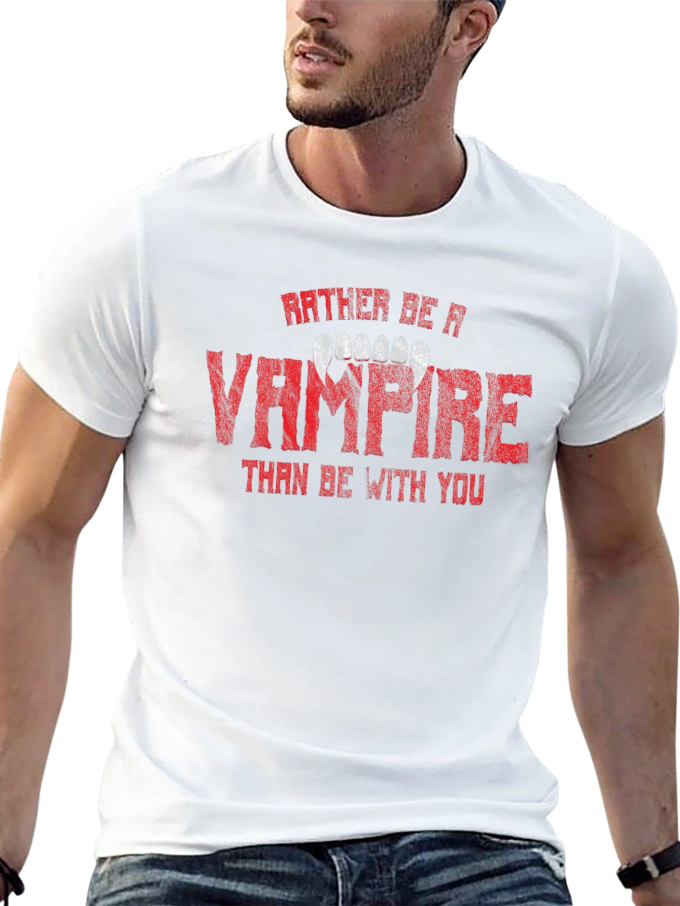 Rather Be A Vampire Tee - Halloween T-Shirt