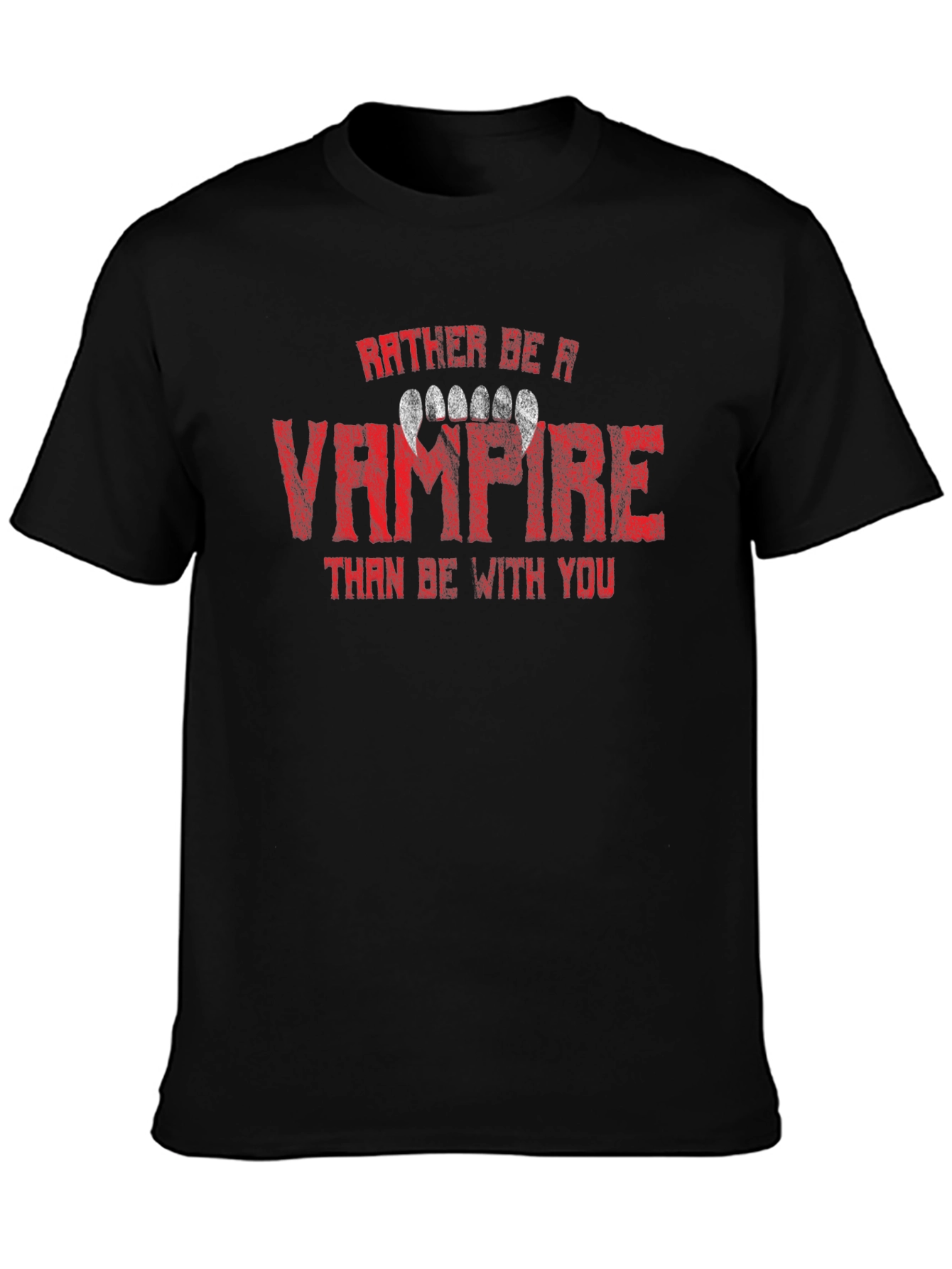 Rather Be A Vampire Tee - Halloween T-Shirt