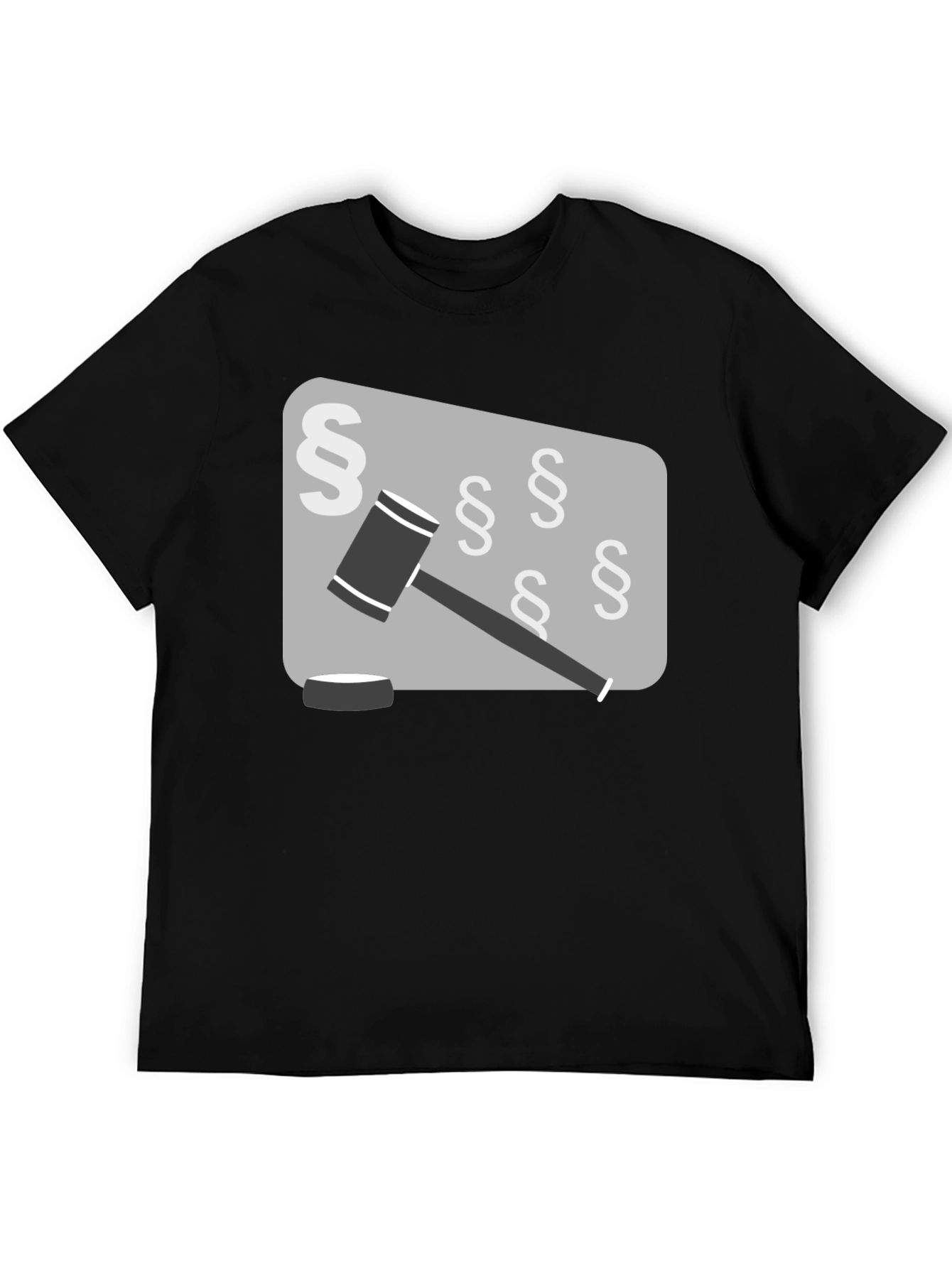 Law & Order T-Shirt: Gavel and Paragraphs