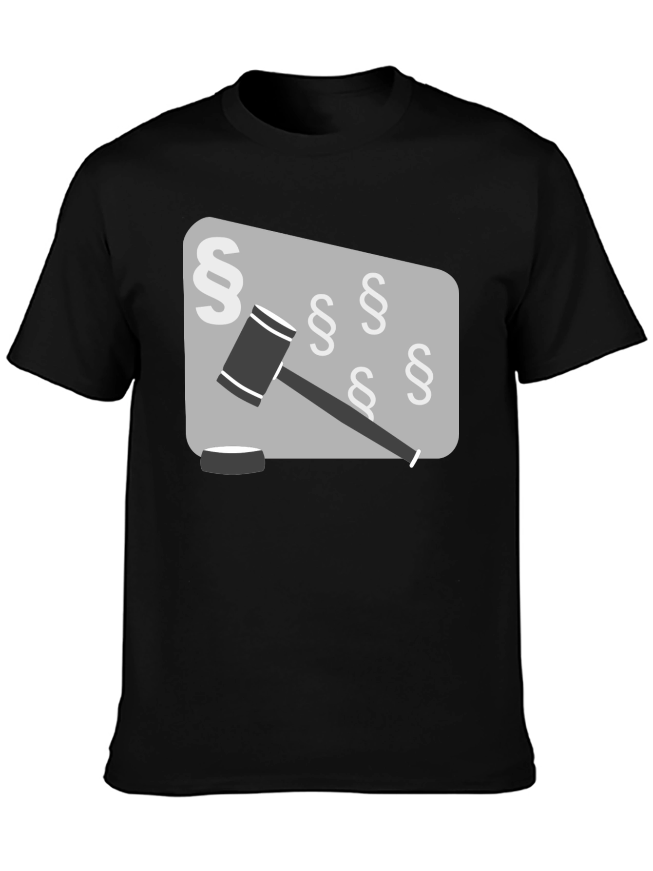 Law & Order T-Shirt: Gavel and Paragraphs