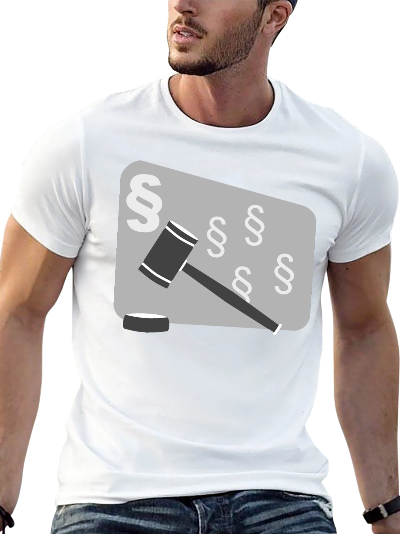 Law & Order T-Shirt: Gavel and Paragraphs