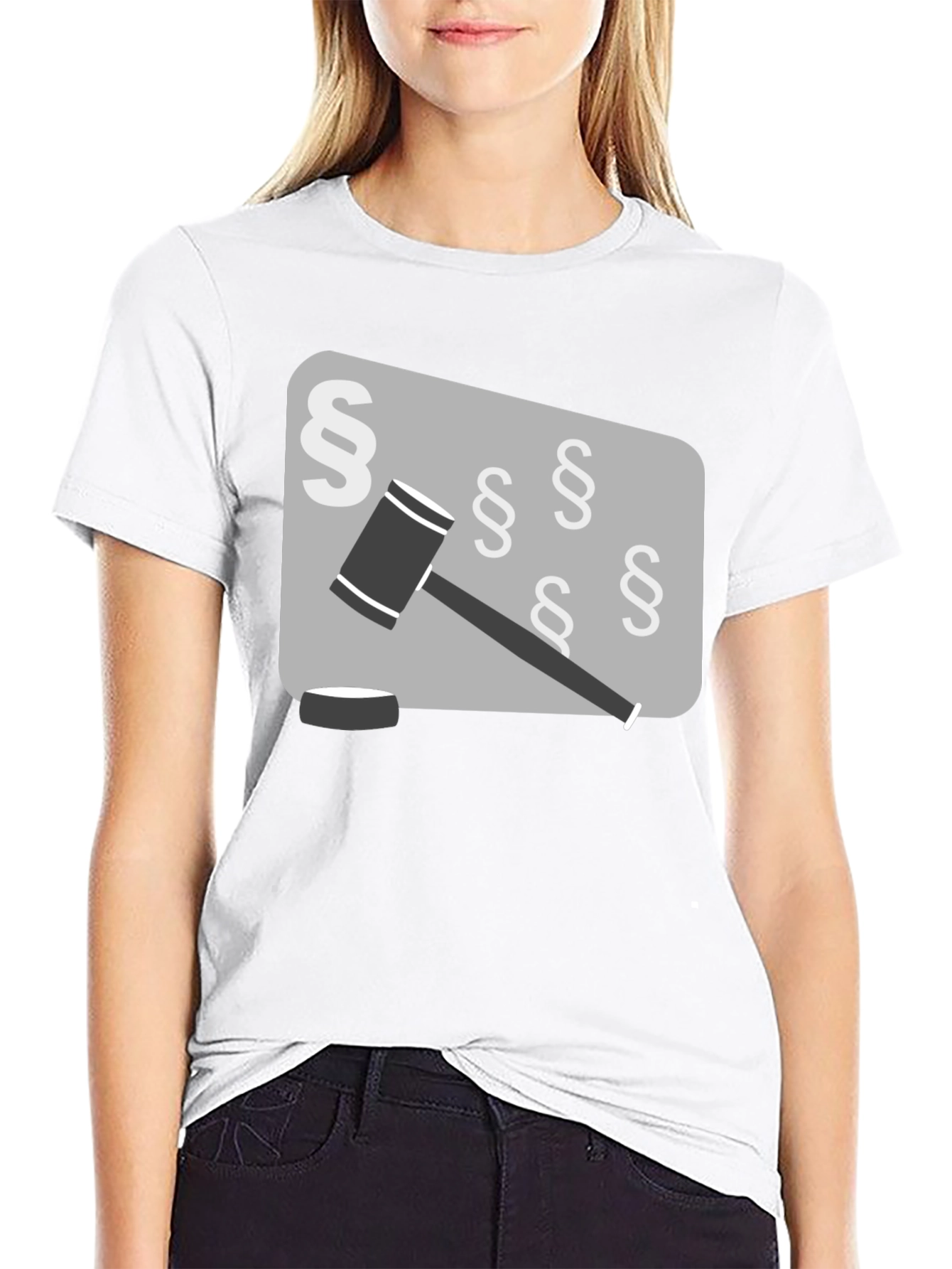 Law & Order T-Shirt: Gavel and Paragraphs