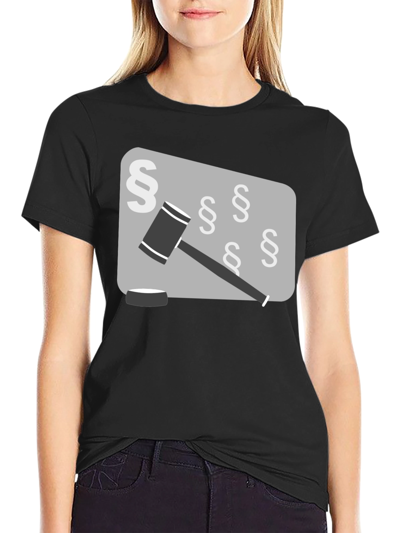 Law & Order T-Shirt: Gavel and Paragraphs