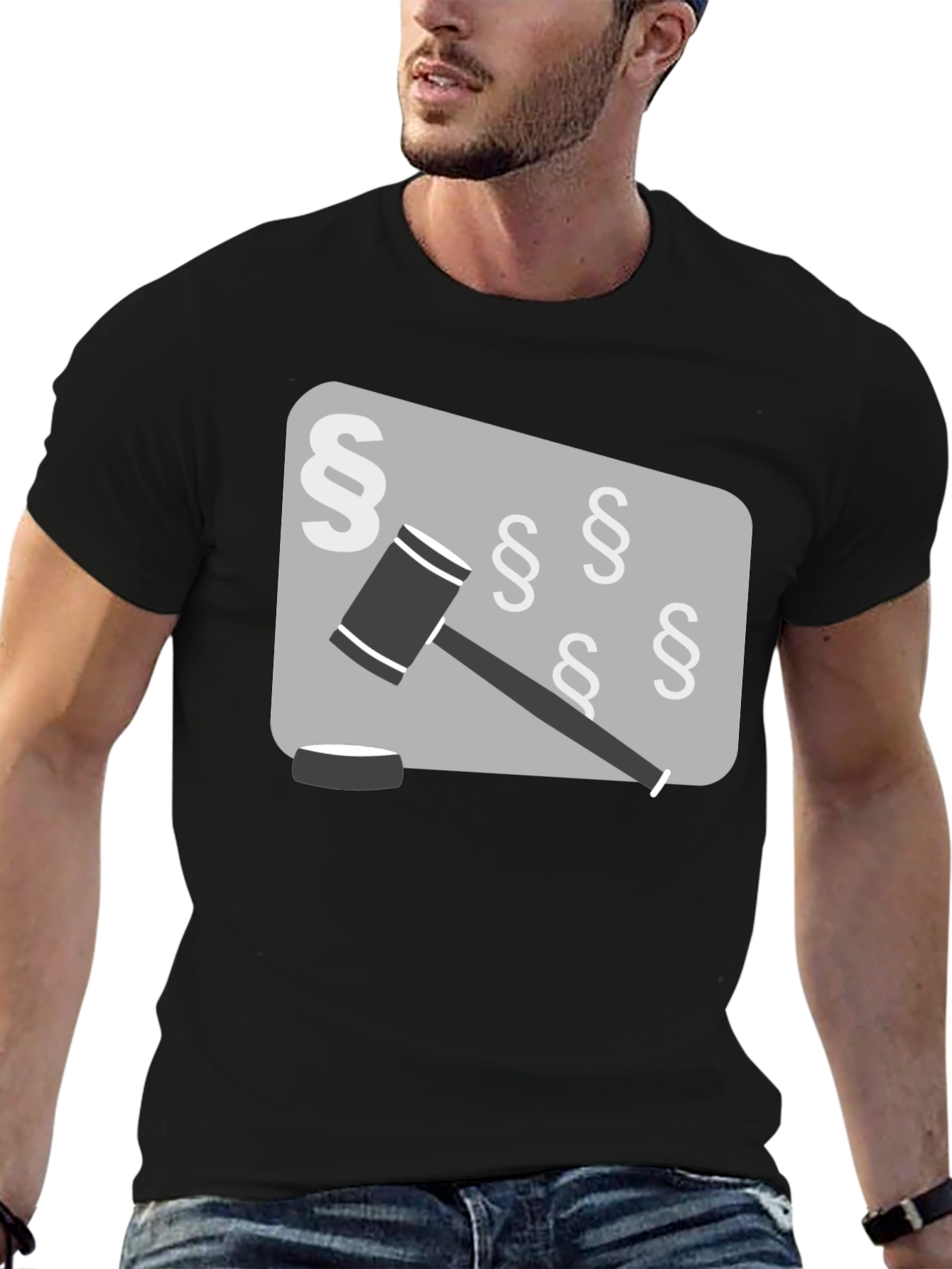 Law & Order T-Shirt: Gavel and Paragraphs